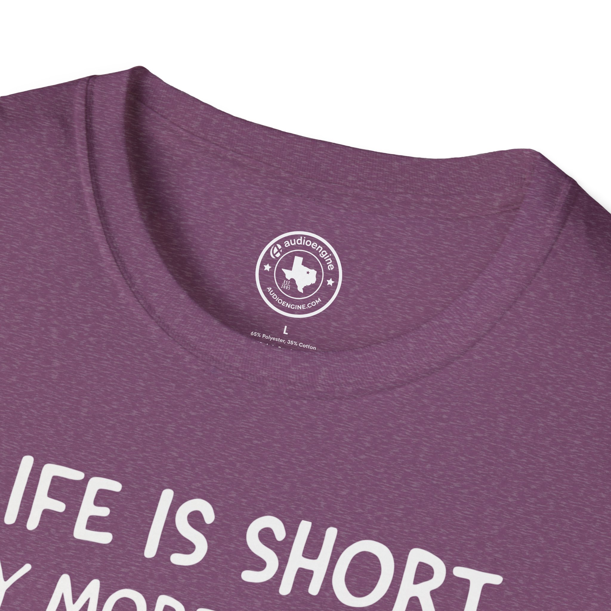 Life Is Short Buy More Records T-Shirt — Vinyl Lover Tee - Image 83