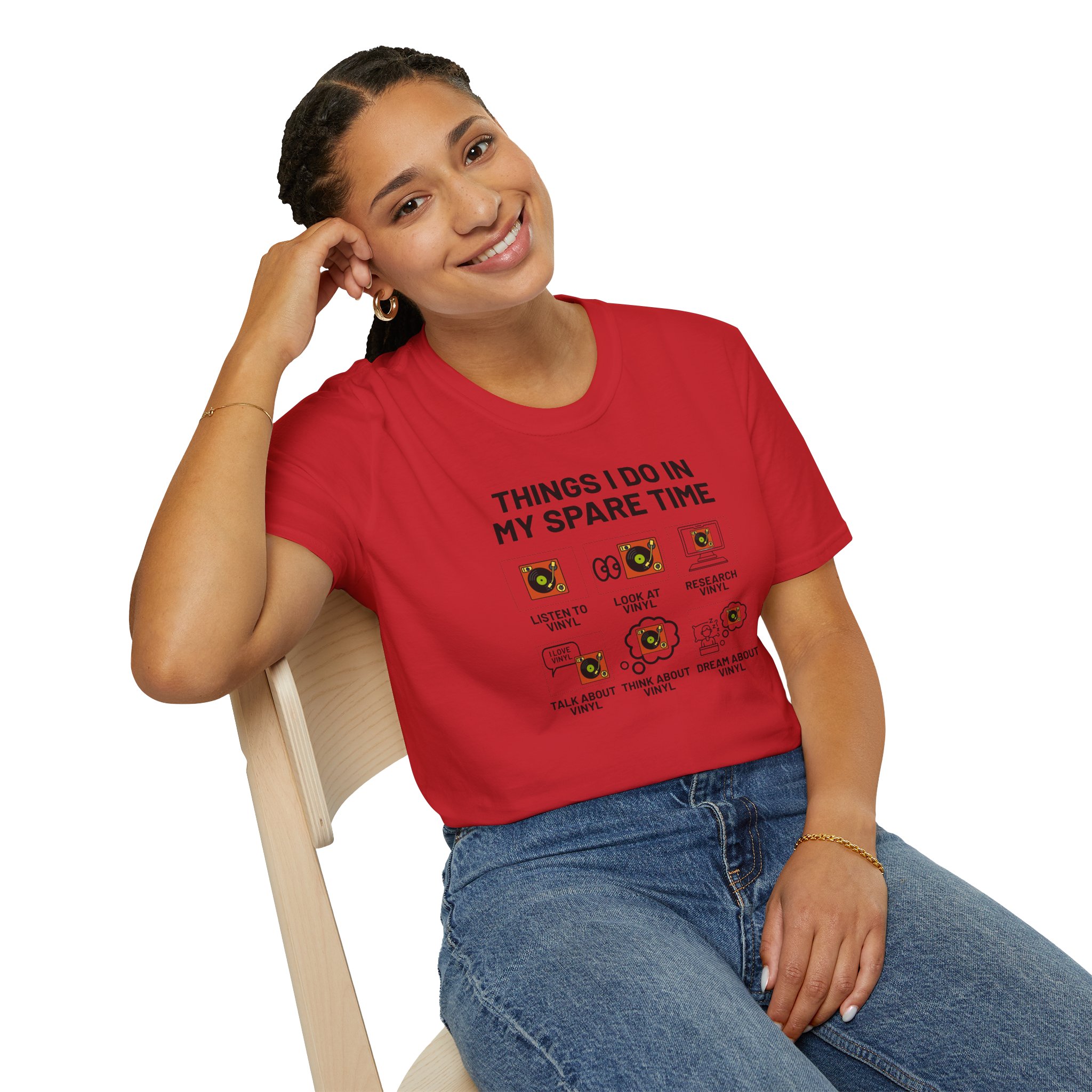 Things I Do In My Spare Time T-Shirt — Funny Hobbies Graphic Tee - Image 129