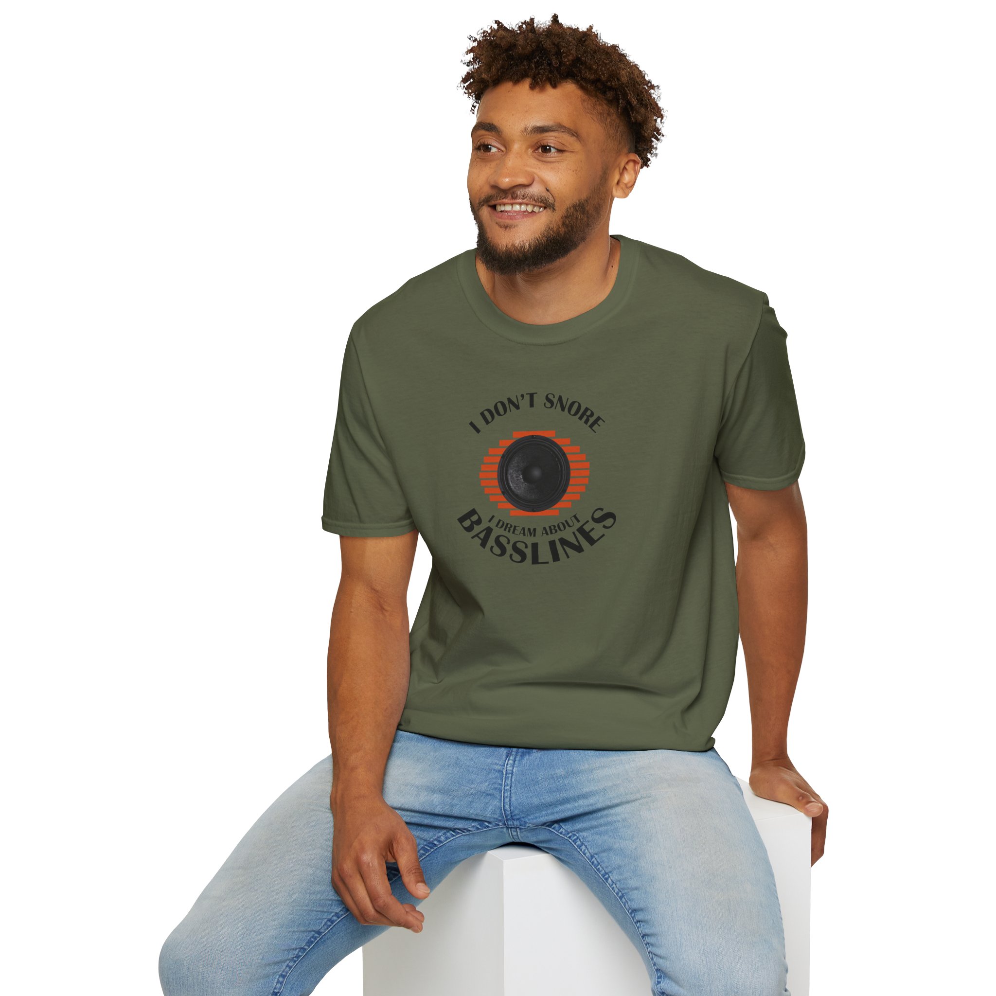 Basslines T-Shirt — “I Don't Snore, I Dream About Basslines” Music Lover Tee - Image 9