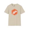 Orange Bass Guitar Badge T-Shirt — Retro Musician Tee for Bass Players - Thumbnail Image 19