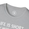 Life Is Short Buy More Records T-Shirt — Vinyl Lover Tee - Thumbnail Image 19