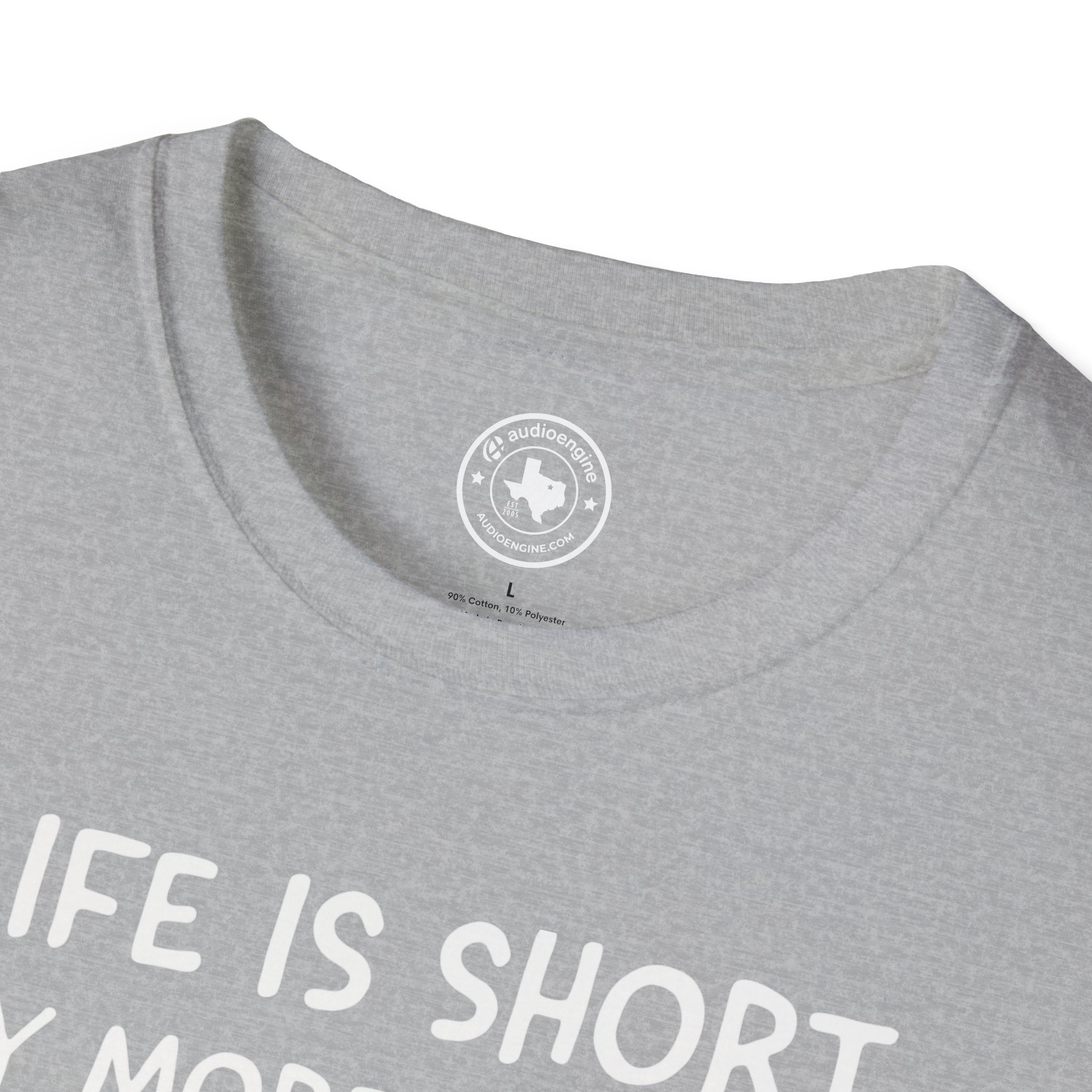 Life Is Short Buy More Records T-Shirt — Vinyl Lover Tee - Image 19