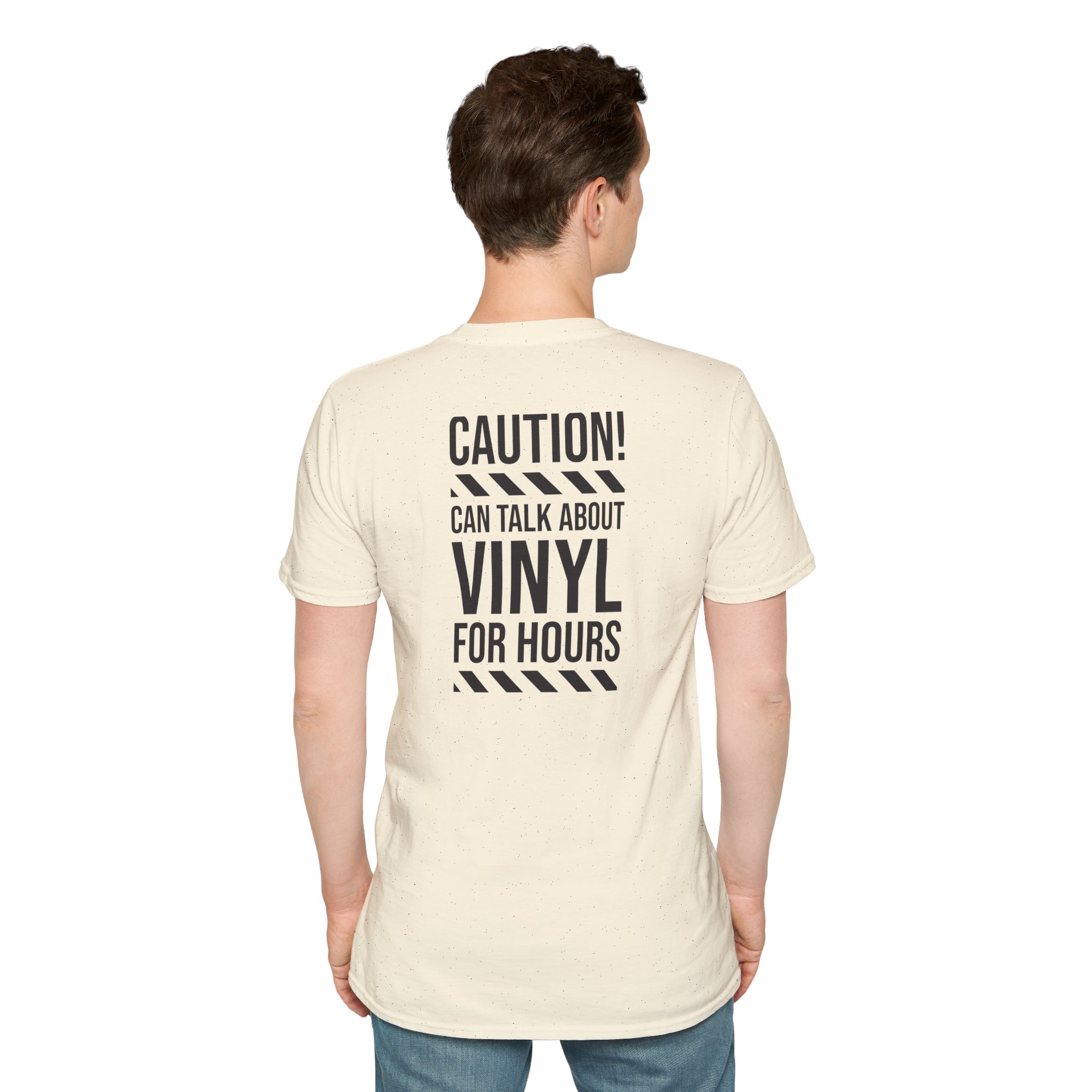 Vinyl Lover T-Shirt — "Caution! Can Talk About Vinyl For Hours" Graphic Tee - Image 36