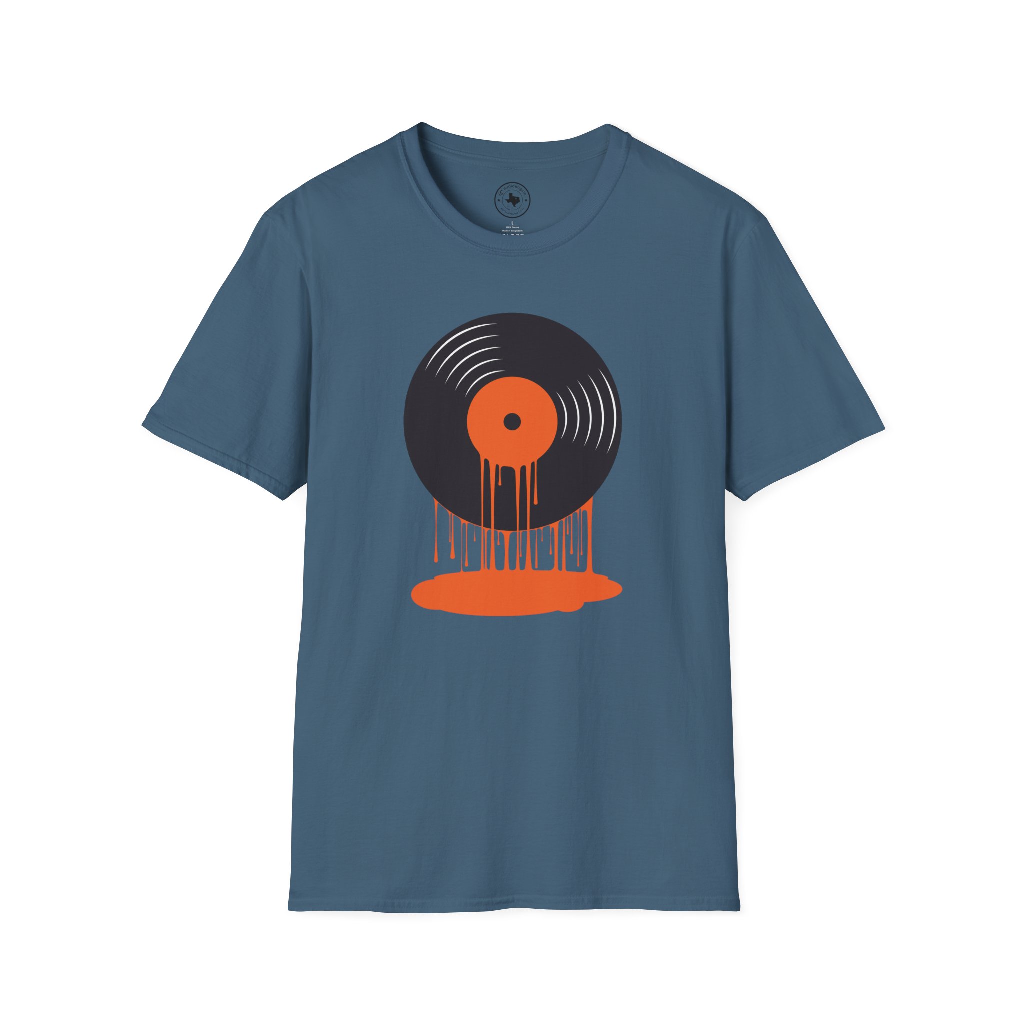 Vinyl Record Drip T-Shirt — Retro Music Tee - Image 2