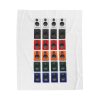 Speaker Design Velveteen Plush Blanket, Cozy Throw for Music Lovers, Soft Home Decor, Gift for Audiophiles, Blanket for Parties - Thumbnail Image 1
