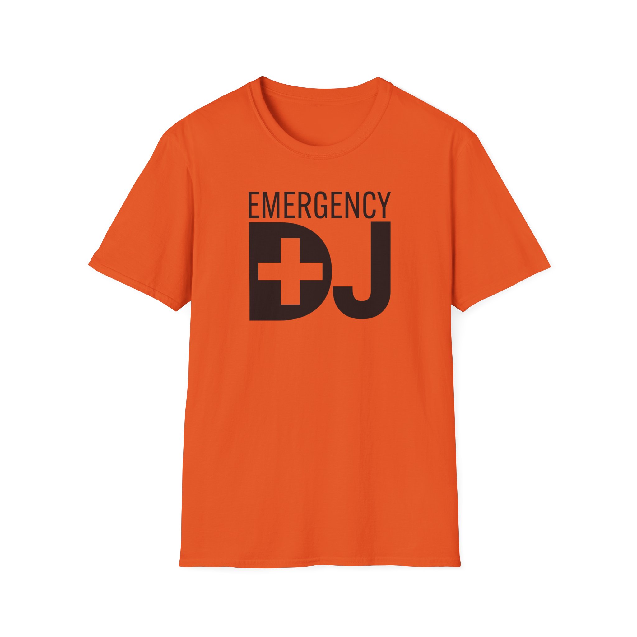 Emergency DJ Unisex Softstyle T-Shirt - Perfect for Music Lovers and Events - Image 13
