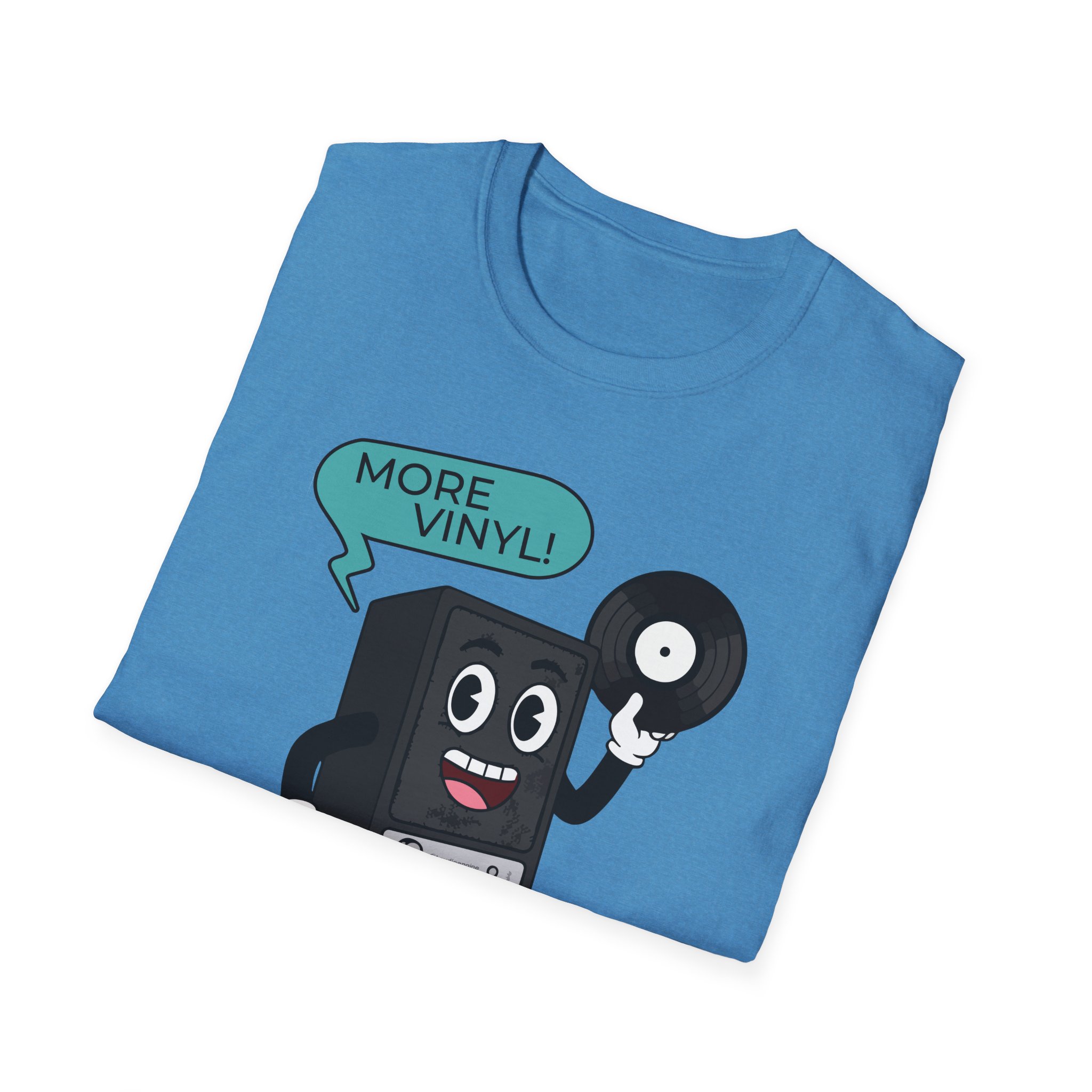 Vinyl Music Lover T-Shirt - More Vinyl Design - Image 36