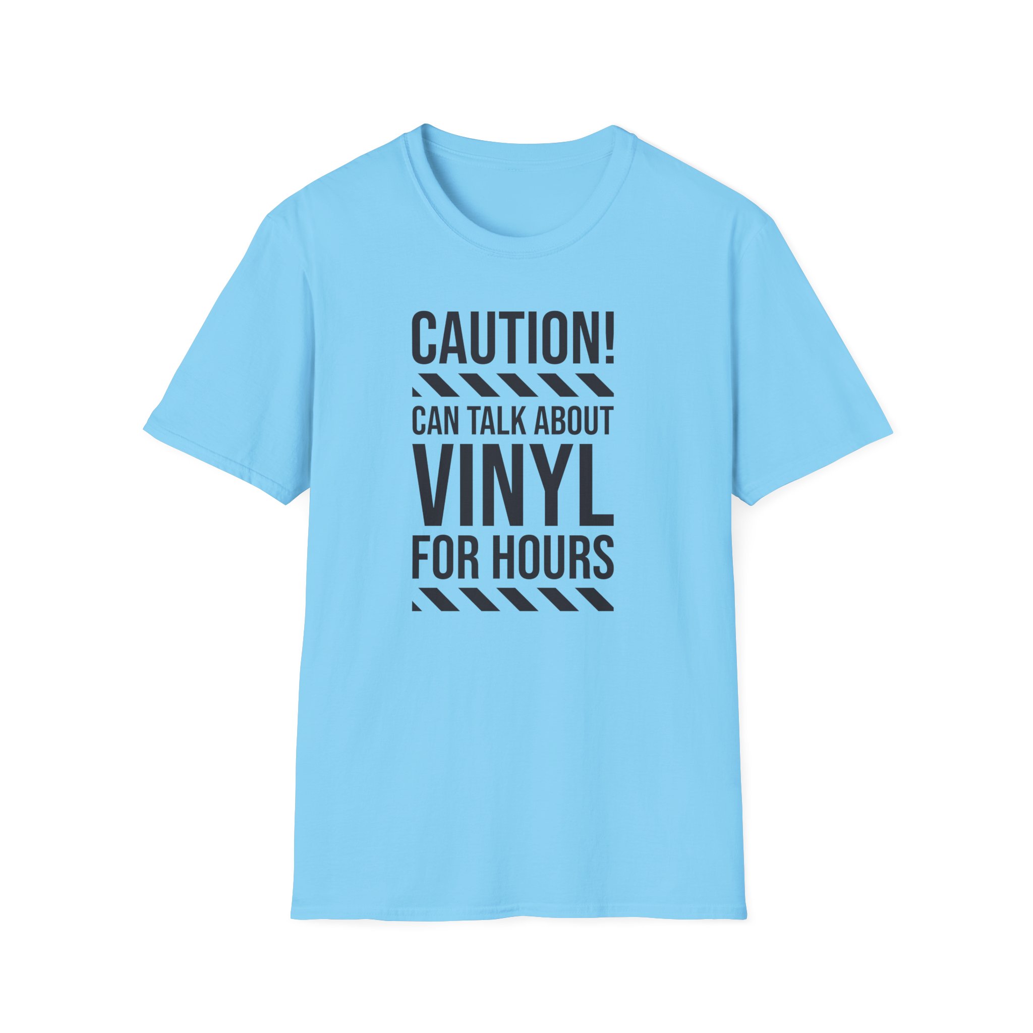 Vinyl Lover T-Shirt — "Caution! Can Talk About Vinyl For Hours" Music Tee - Image 79