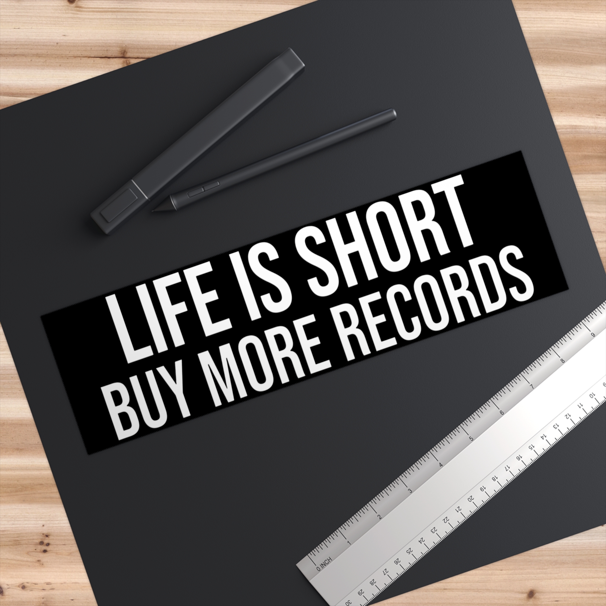 Buy More Records Bumper Sticker - Music Lover's Car Décor - Image 3