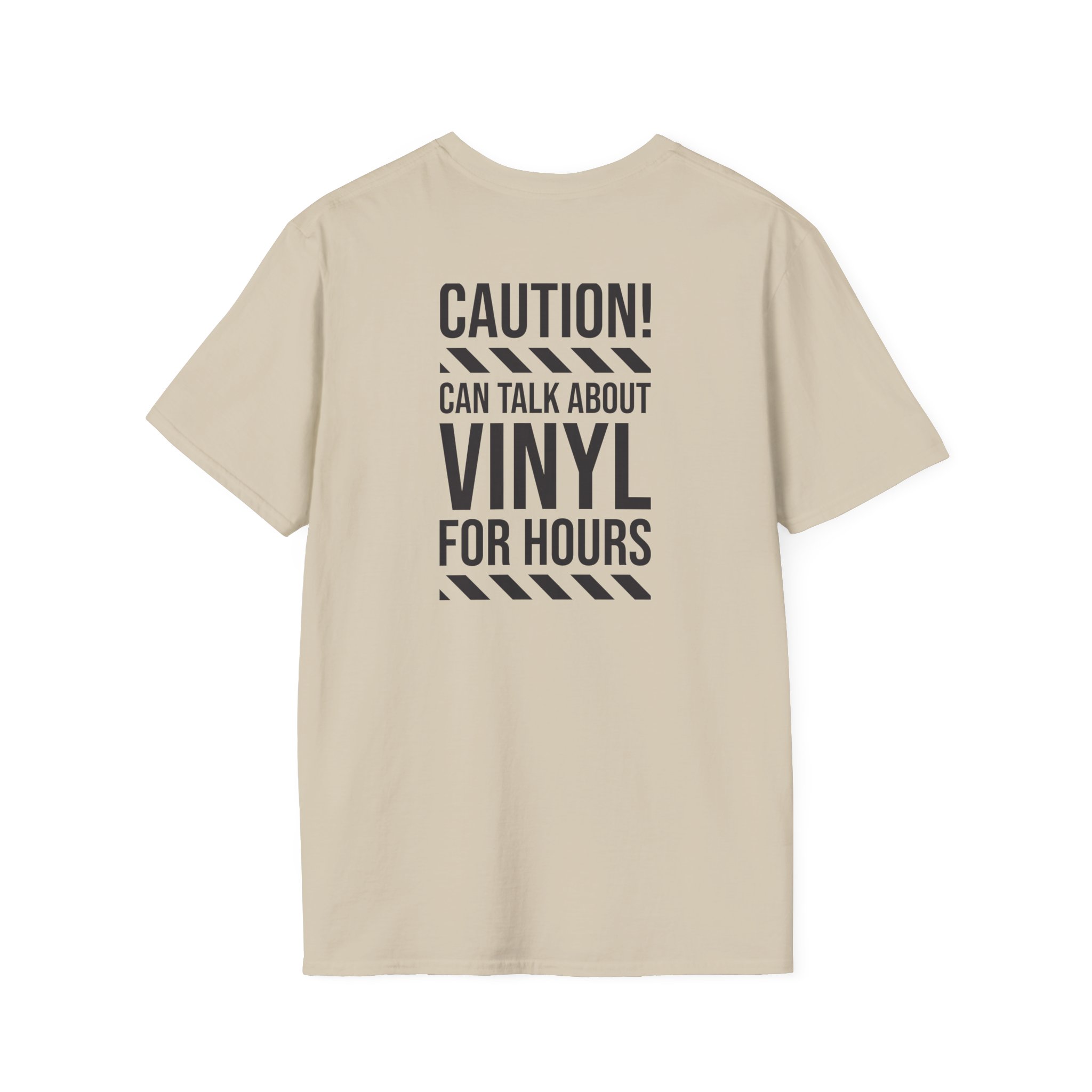 Vinyl Lover T-Shirt — "Caution! Can Talk About Vinyl For Hours" Graphic Tee - Image 14