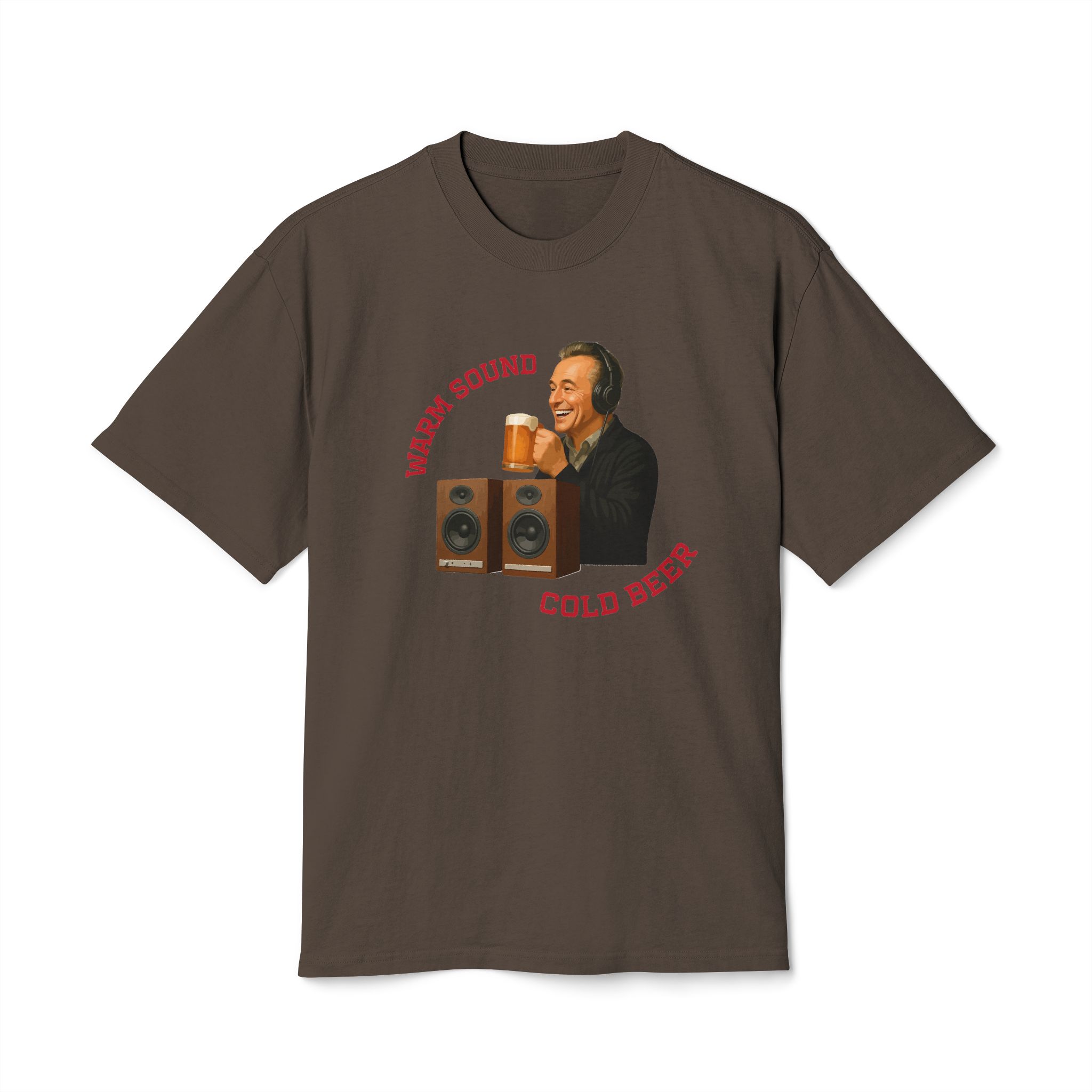 Retro Vibe Unisex Faded Tee - "Warm Sound, Cold Beer" Graphic - Image 13
