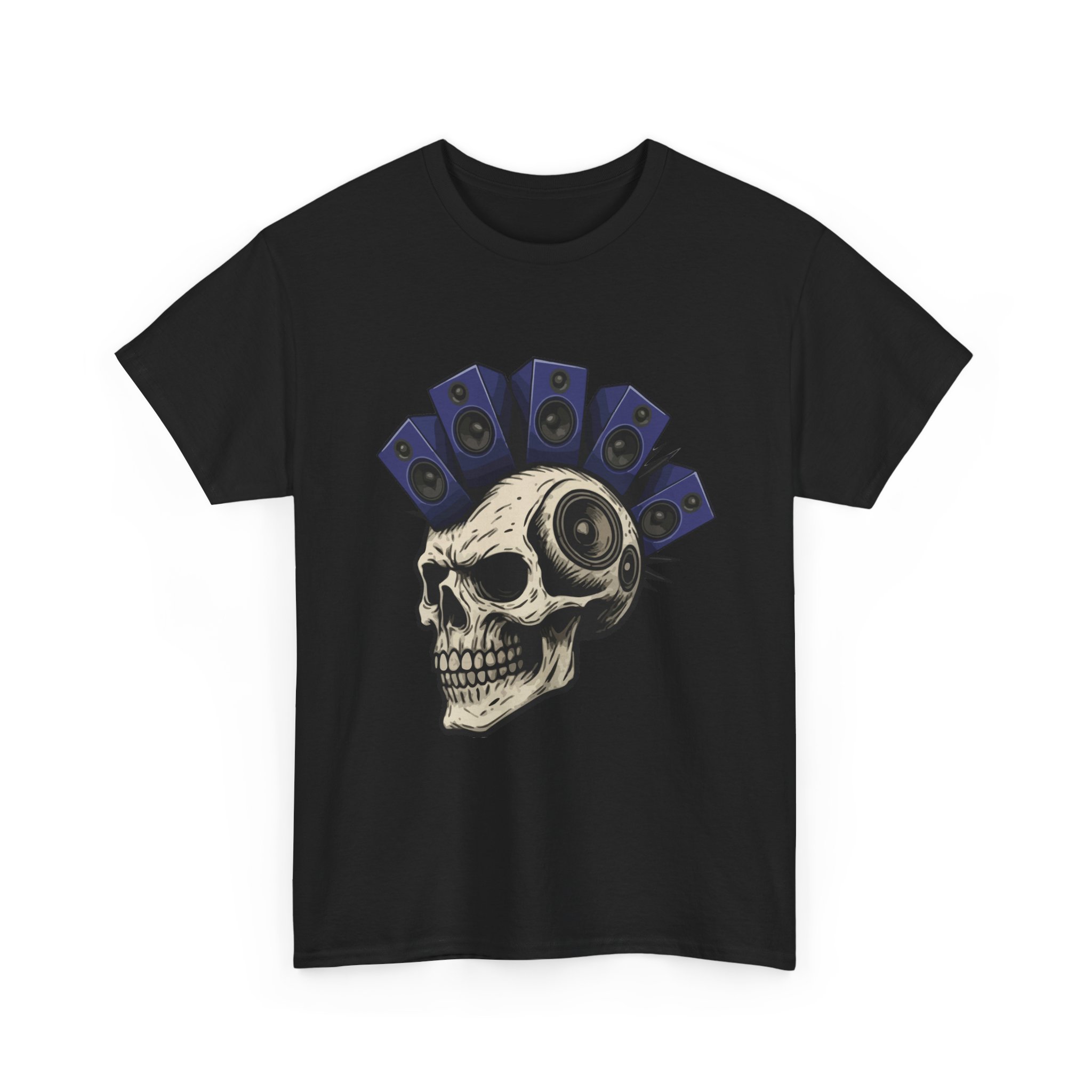 Skull Graffiti T-Shirt, Music Lover Tee, Festival Fashion Shirt, Unisex Graphic Tee, Edgy Streetwear Apparel - Image 11