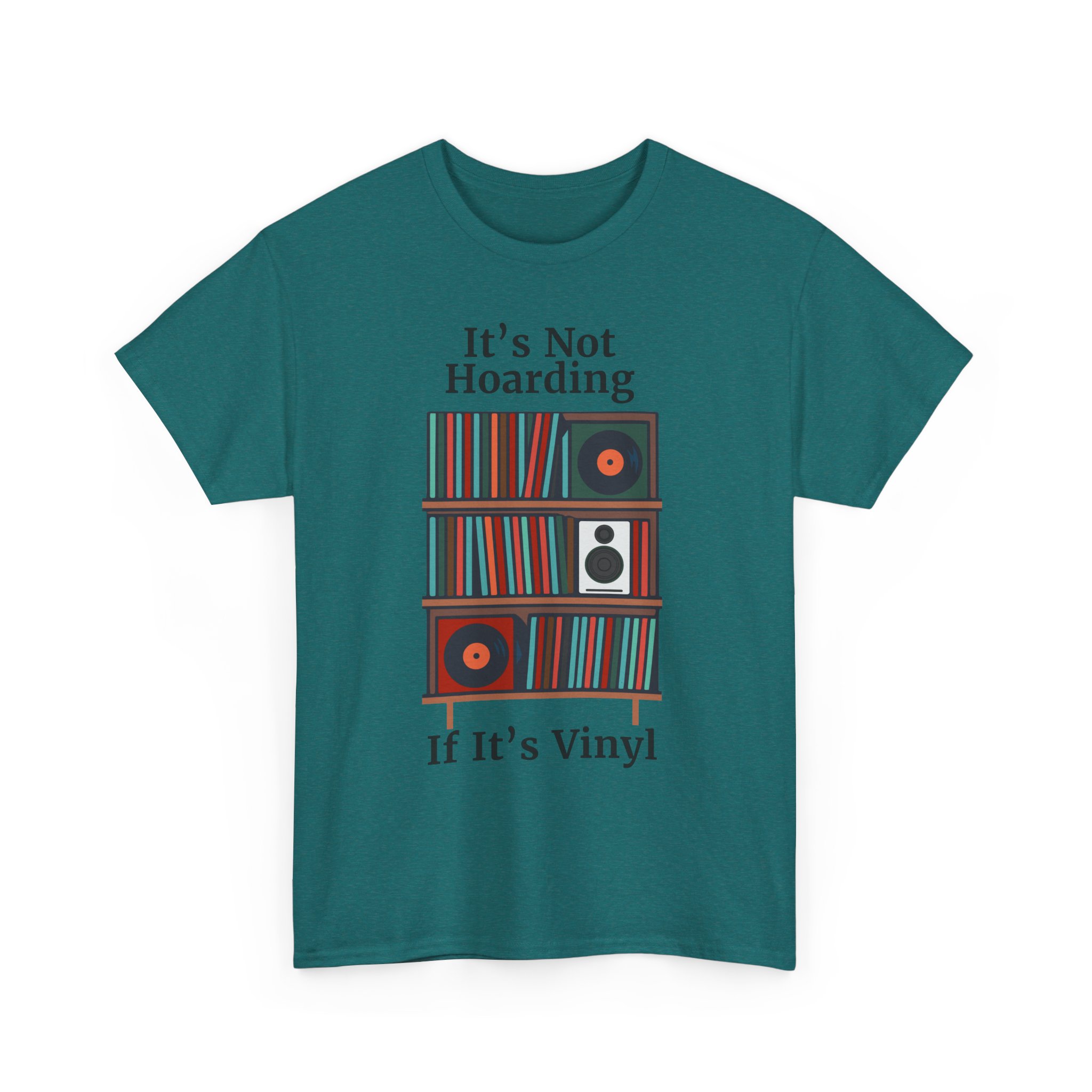Vinyl Lover's Tee, Music Enthusiast Shirt, Record Collector Gift, Unique Vinyl Print T-Shirt, It's Not Hoarding If It's Vinyl - Image 35