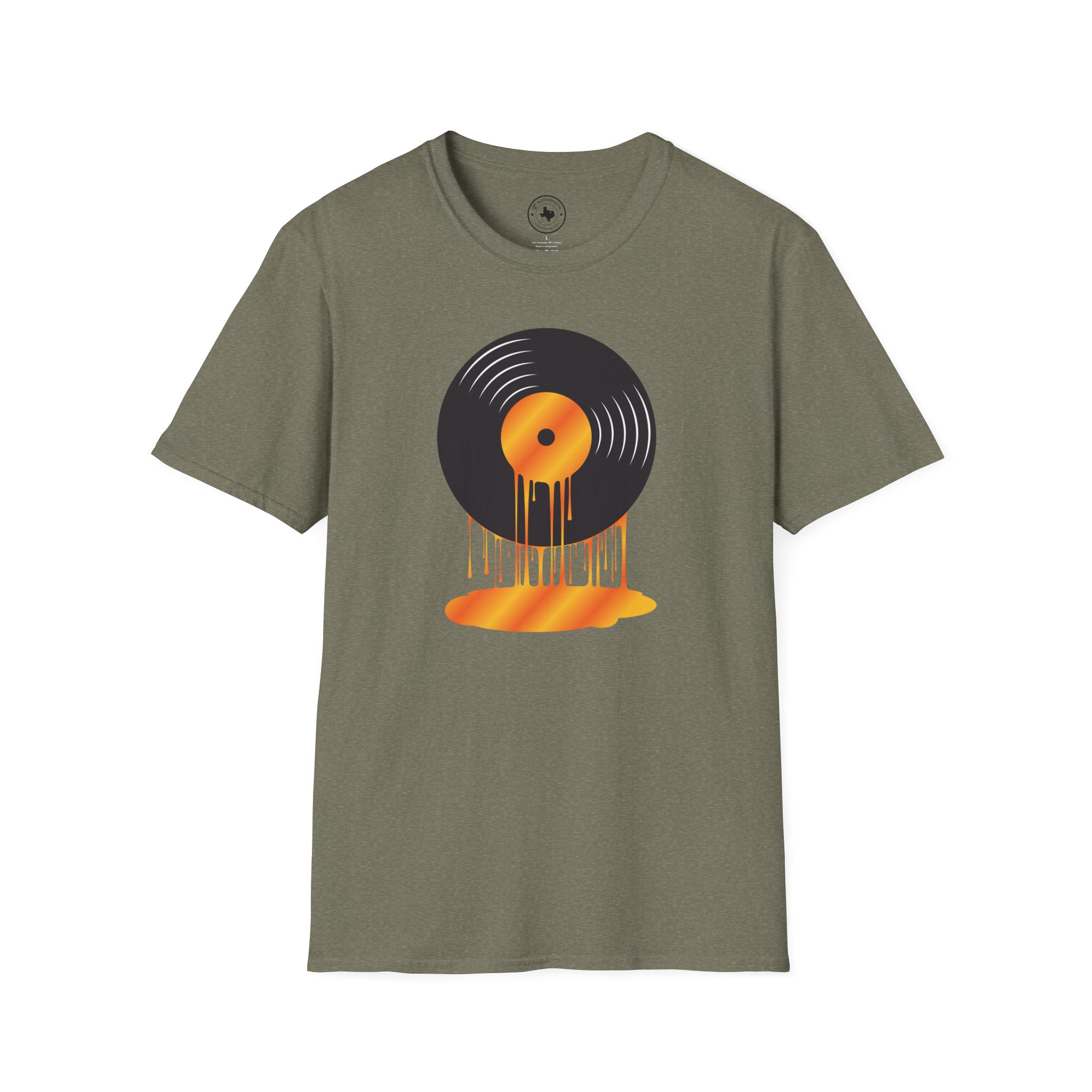Melting Vinyl Record T-Shirt – Retro Music Tee - Image 37