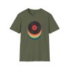 Retro Vinyl Record T-Shirt — Rainbow Stack Turntable Tee - Thumbnail Image 91