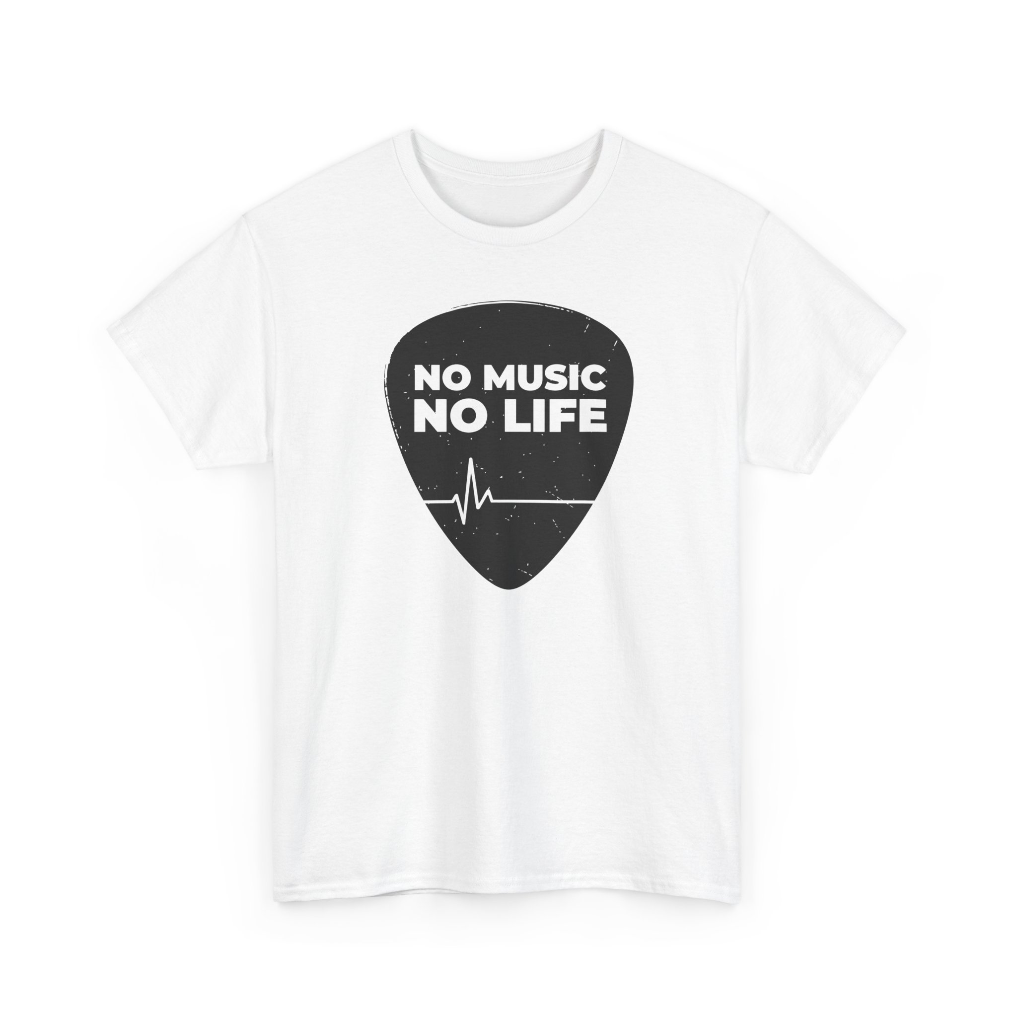 Music Lover Unisex Tee - "No Music No Life" Graphic T-Shirt - Image 3