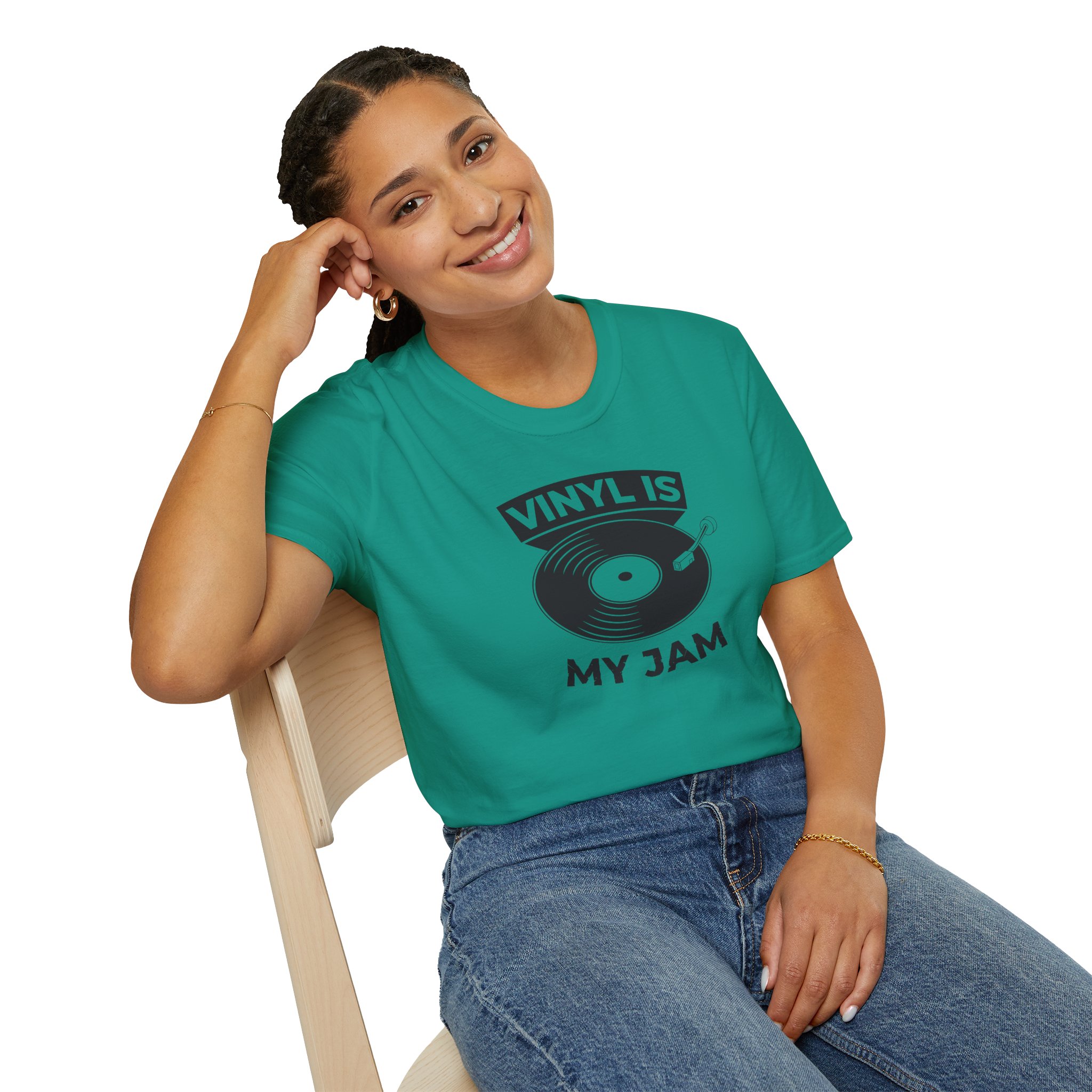 Vinyl Is My Jam T-Shirt — Retro Record Lover Tee - Image 95