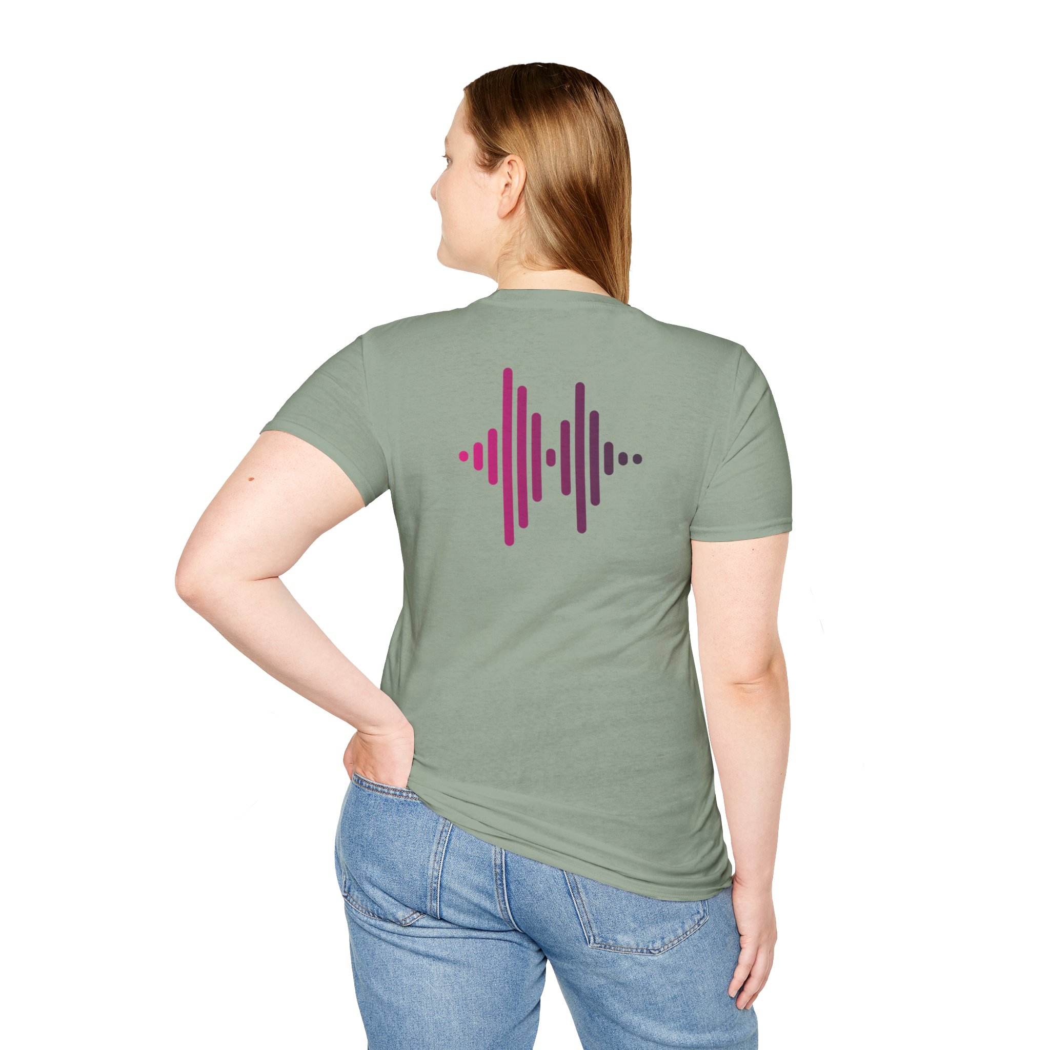 Soundwave Graphic T-Shirt — Modern Audio Waveback Tee - Image 65