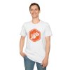 Orange Bass Guitar Badge T-Shirt — Retro Musician Tee for Bass Players - Thumbnail Image 18
