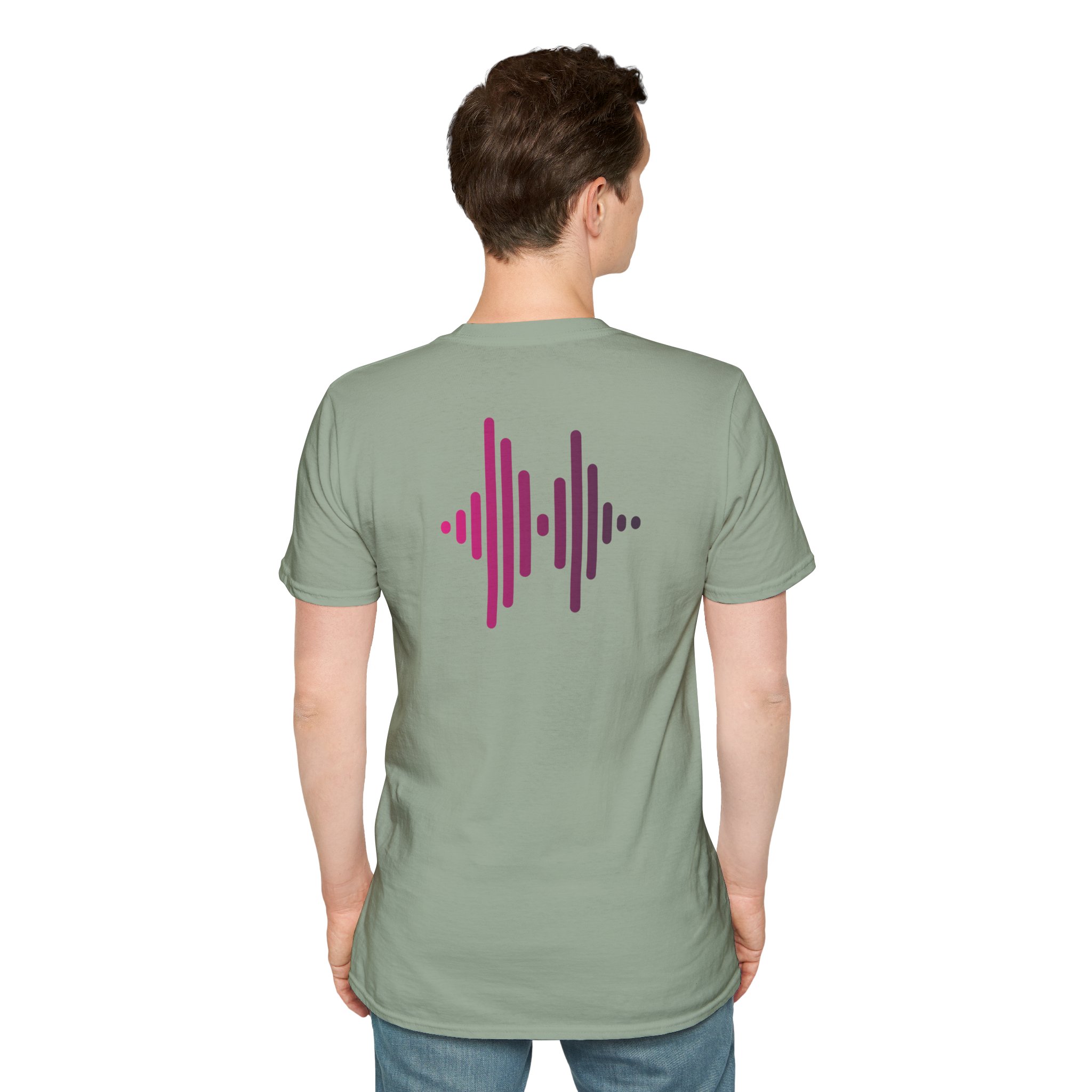 Soundwave Graphic T-Shirt — Modern Audio Waveback Tee - Image 66
