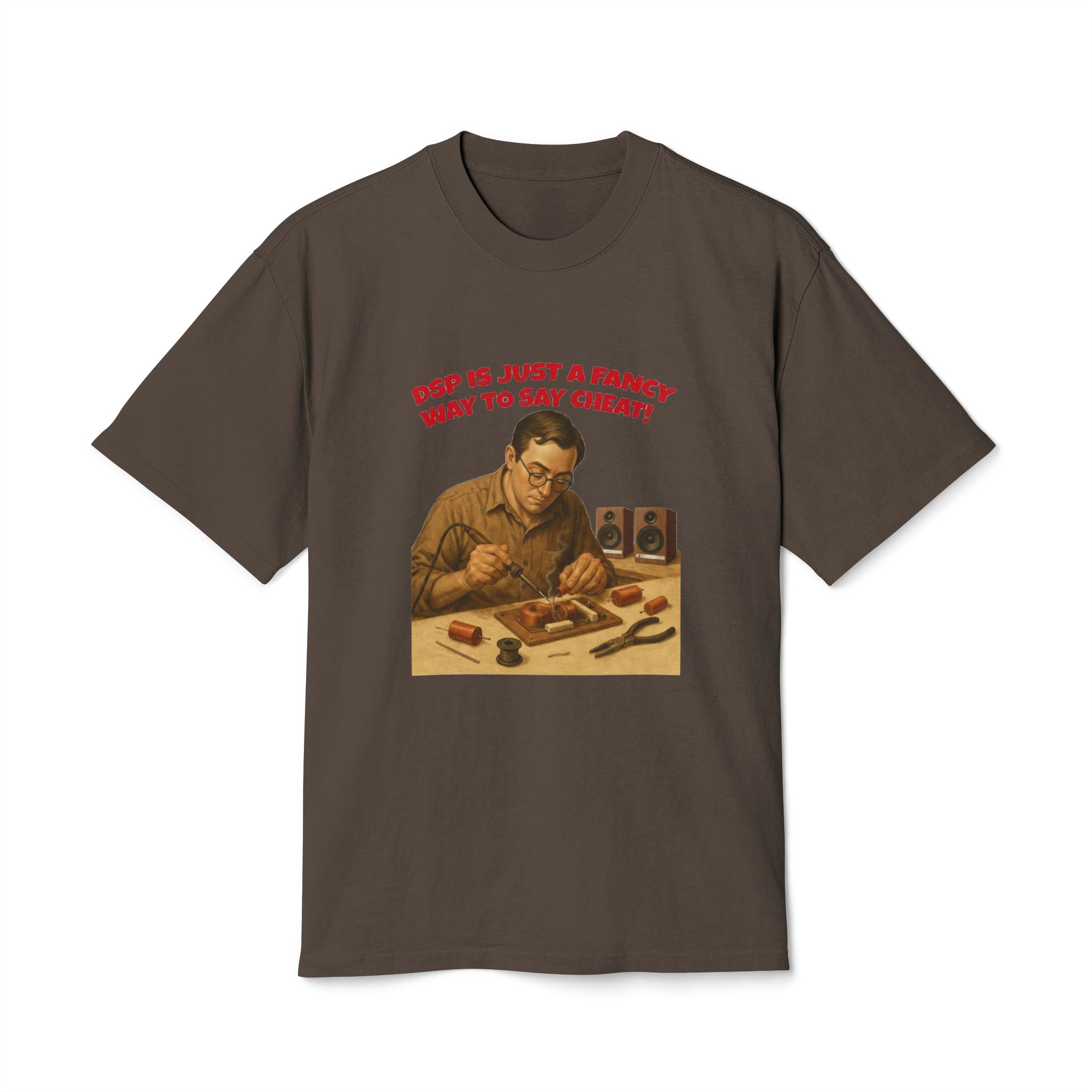 Retro Humor Unisex Heavy Faded Tee - "DSP is Just a Fancy Way to Say Cheaty!" - Image 17