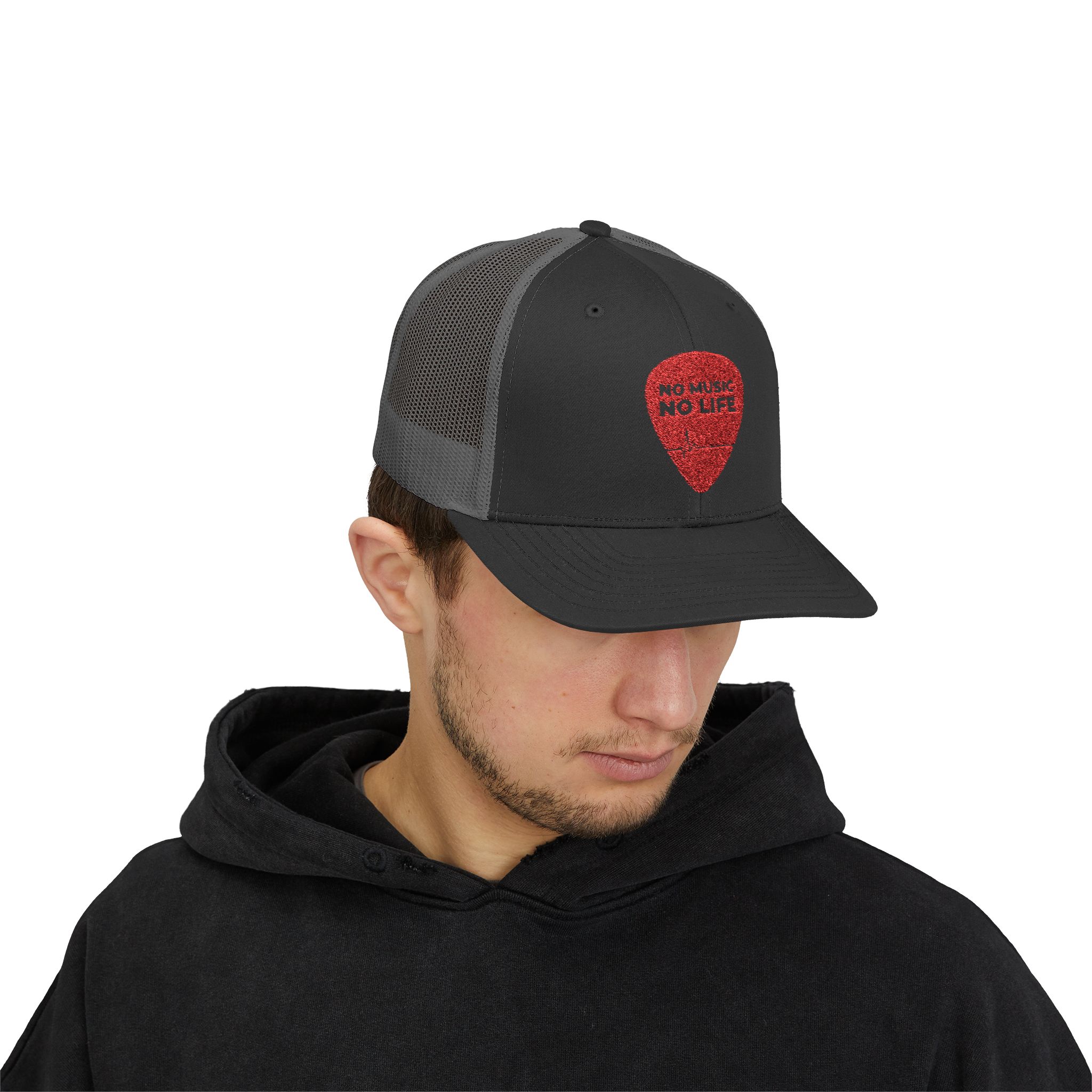 No Music No Life Snapback Trucker Cap - Image 19