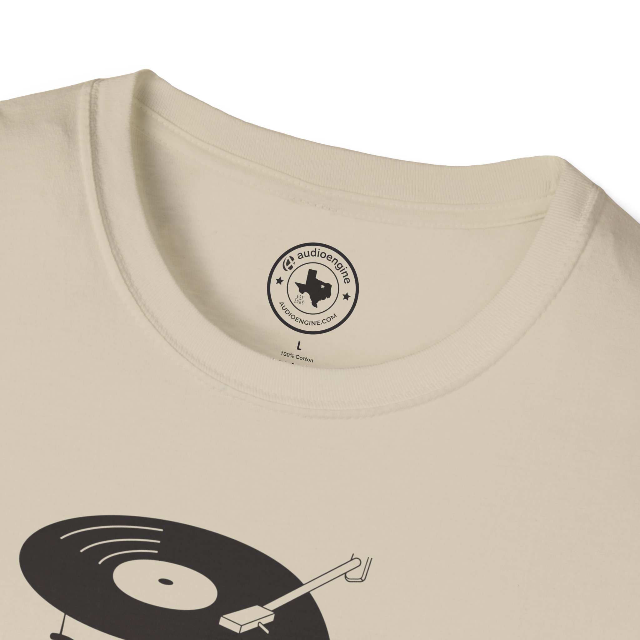 Retro Vinyl Head Illustration T-Shirt - Image 19
