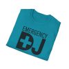 Emergency DJ Unisex Softstyle T-Shirt - Perfect for Music Lovers and Events - Thumbnail Image 44