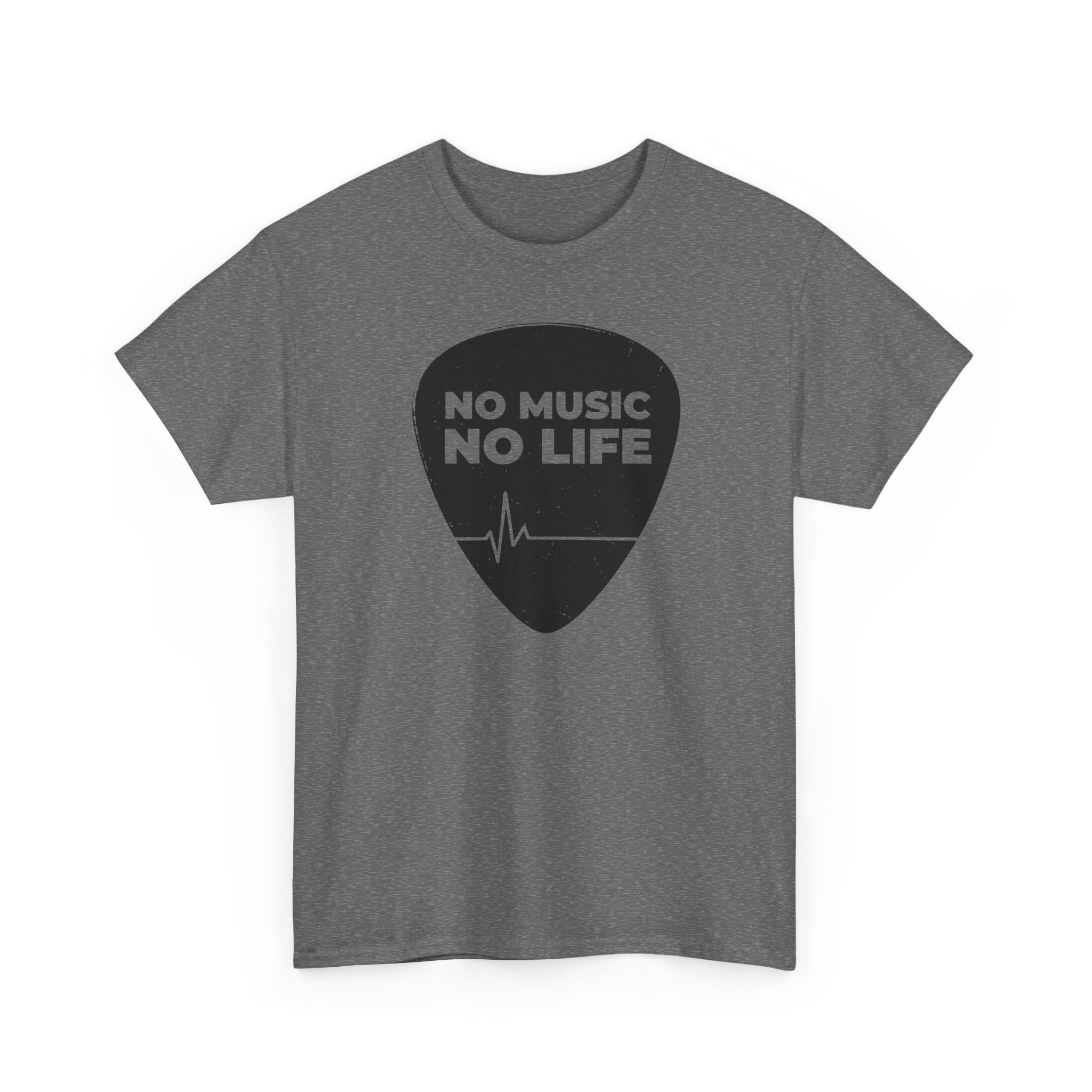Music Lover Unisex Tee - "No Music No Life" Graphic T-Shirt - Image 43