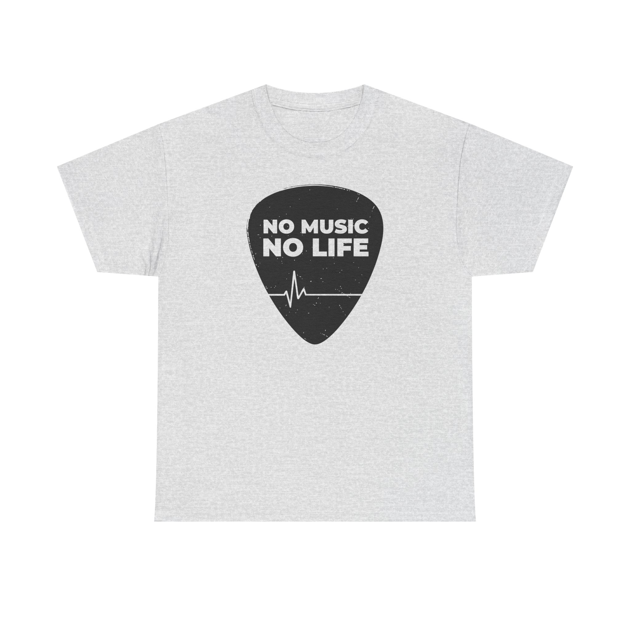 Music Lover Unisex Tee - "No Music No Life" Graphic T-Shirt - Image 5