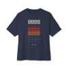 Copy of Retro Vibes Unisex Oversized Boxy Tee, Music Lover Shirt, Festival Attire, Comfortable Casual Tee, Graphic Tee for Every Day - Thumbnail Image 15
