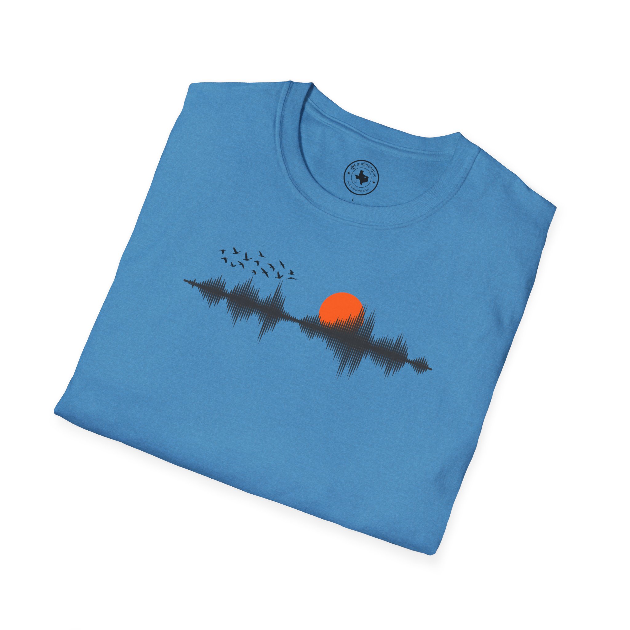 Sunset Soundwave T-Shirt — Minimal Nature Waveform Tee - Image 5
