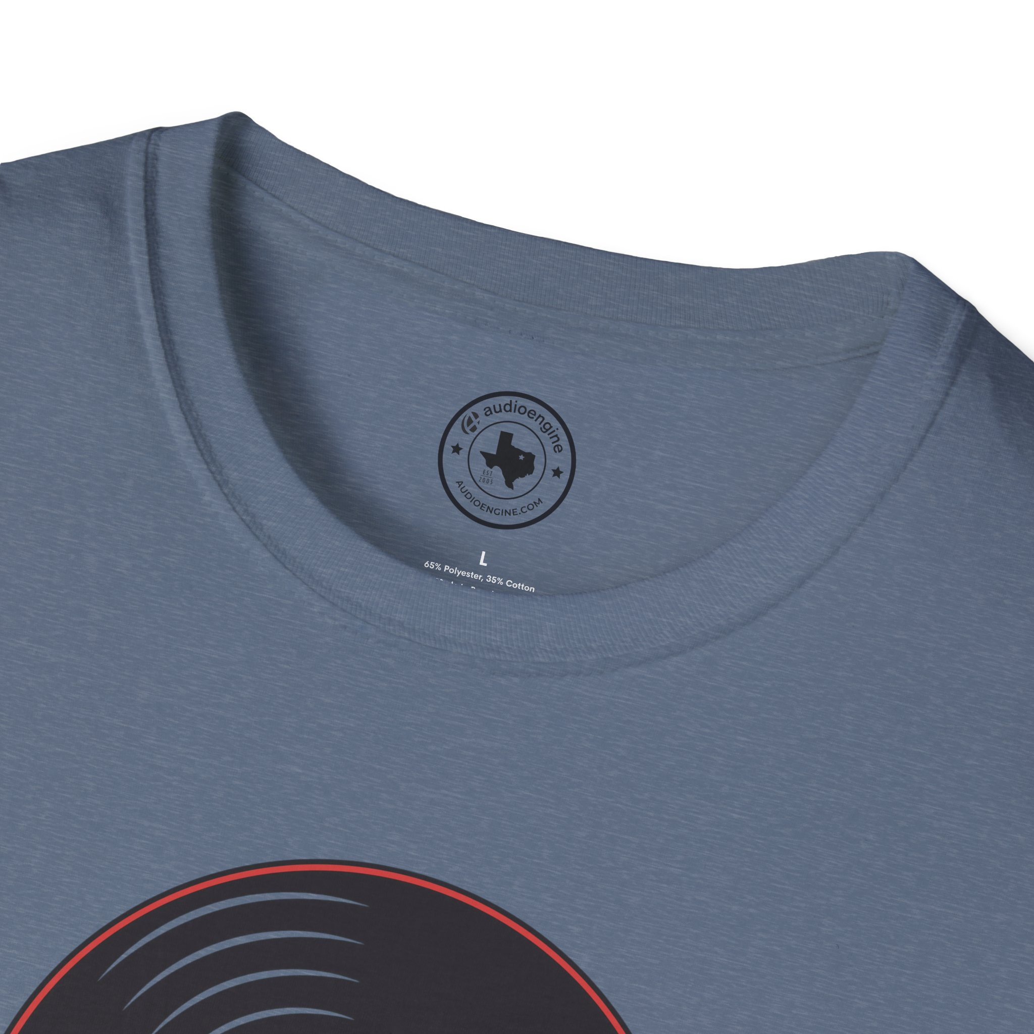 Retro Vinyl Record T-Shirt — Rainbow Stack Turntable Tee - Image 4