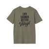 Vinyl Lover Unisex Softstyle T-Shirt - Life Sounds Better on Vinyl - Thumbnail Image 24