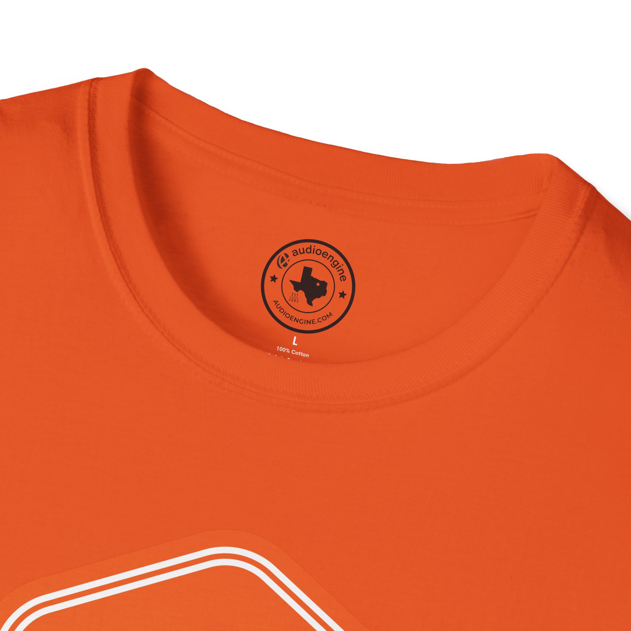 Orange Bass Guitar Badge T-Shirt — Retro Musician Tee for Bass Players - Image 39