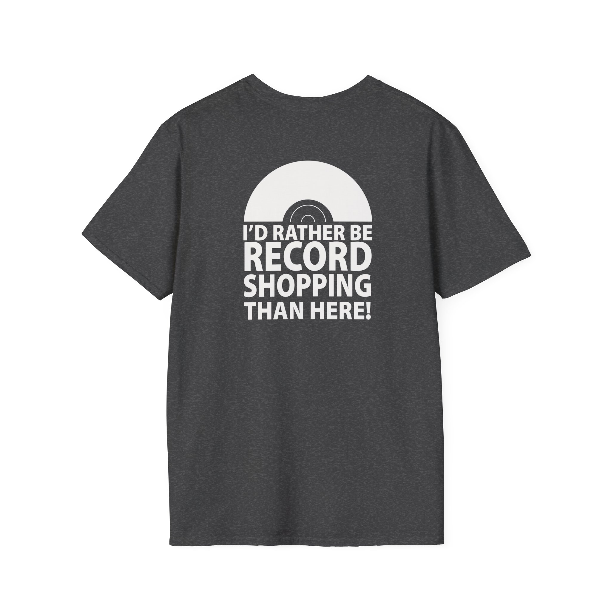 Record Shopping T‑Shirt — “I’d Rather Be Record Shopping Than Here!” Vinyl Lover Tee - Image 44