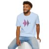 Audio Waveform Graphic Tee — Gradient Soundwave T-Shirt - Thumbnail Image 1