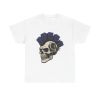 Skull Graffiti T-Shirt, Music Lover Tee, Festival Fashion Shirt, Unisex Graphic Tee, Edgy Streetwear Apparel - Thumbnail Image 1