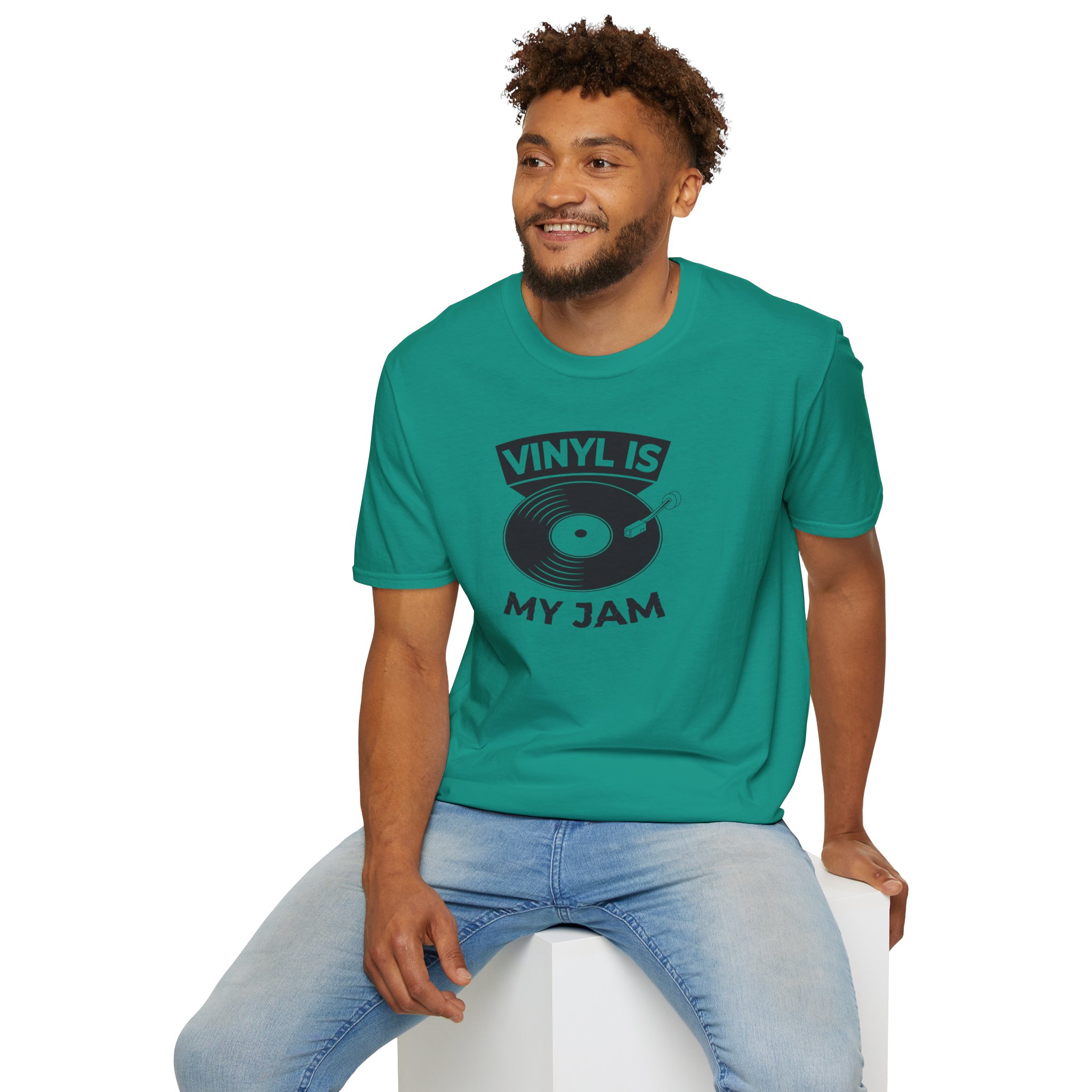 Vinyl Is My Jam T-Shirt — Retro Record Lover Tee - Image 96