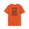 Vinyl Lover T-Shirt — "Caution! Can Talk About Vinyl For Hours" Graphic Tee - Thumbnail Image 26
