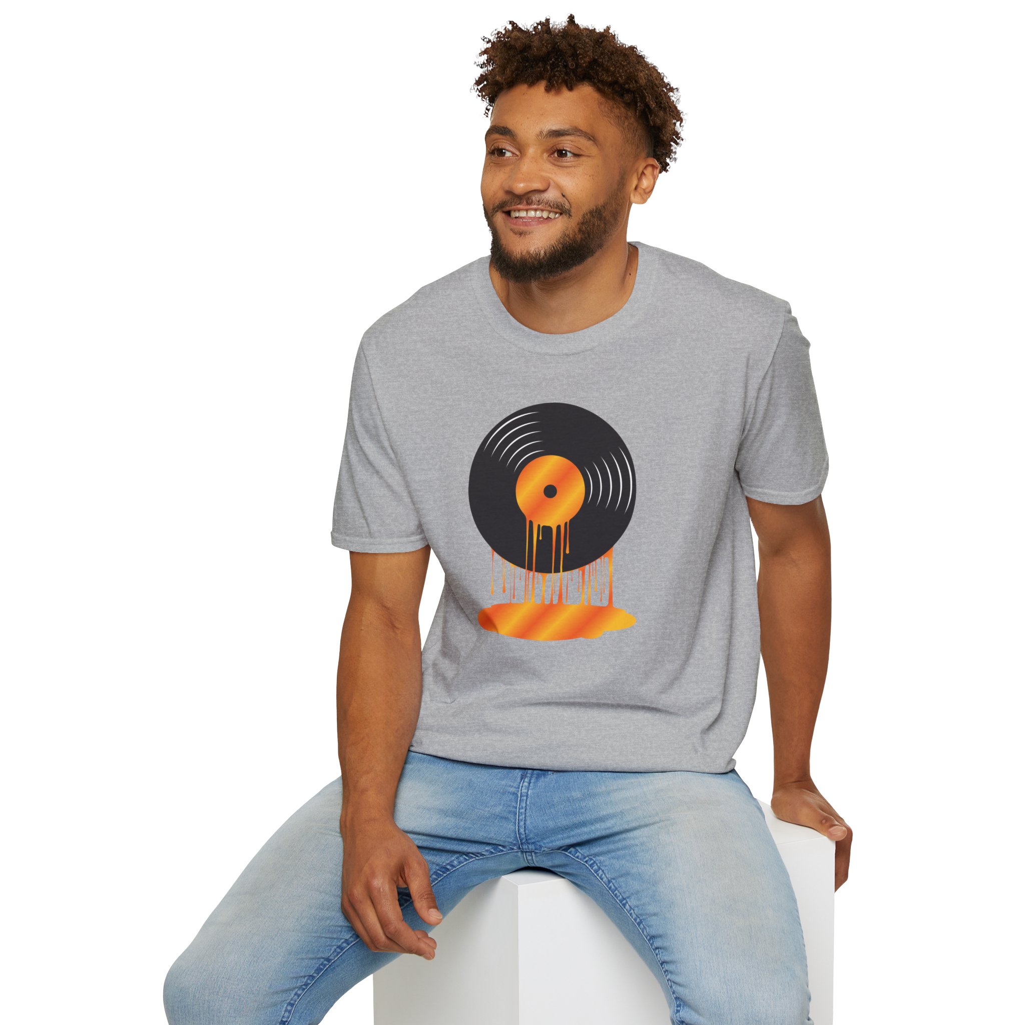 Melting Vinyl Record T-Shirt – Retro Music Tee - Image 25