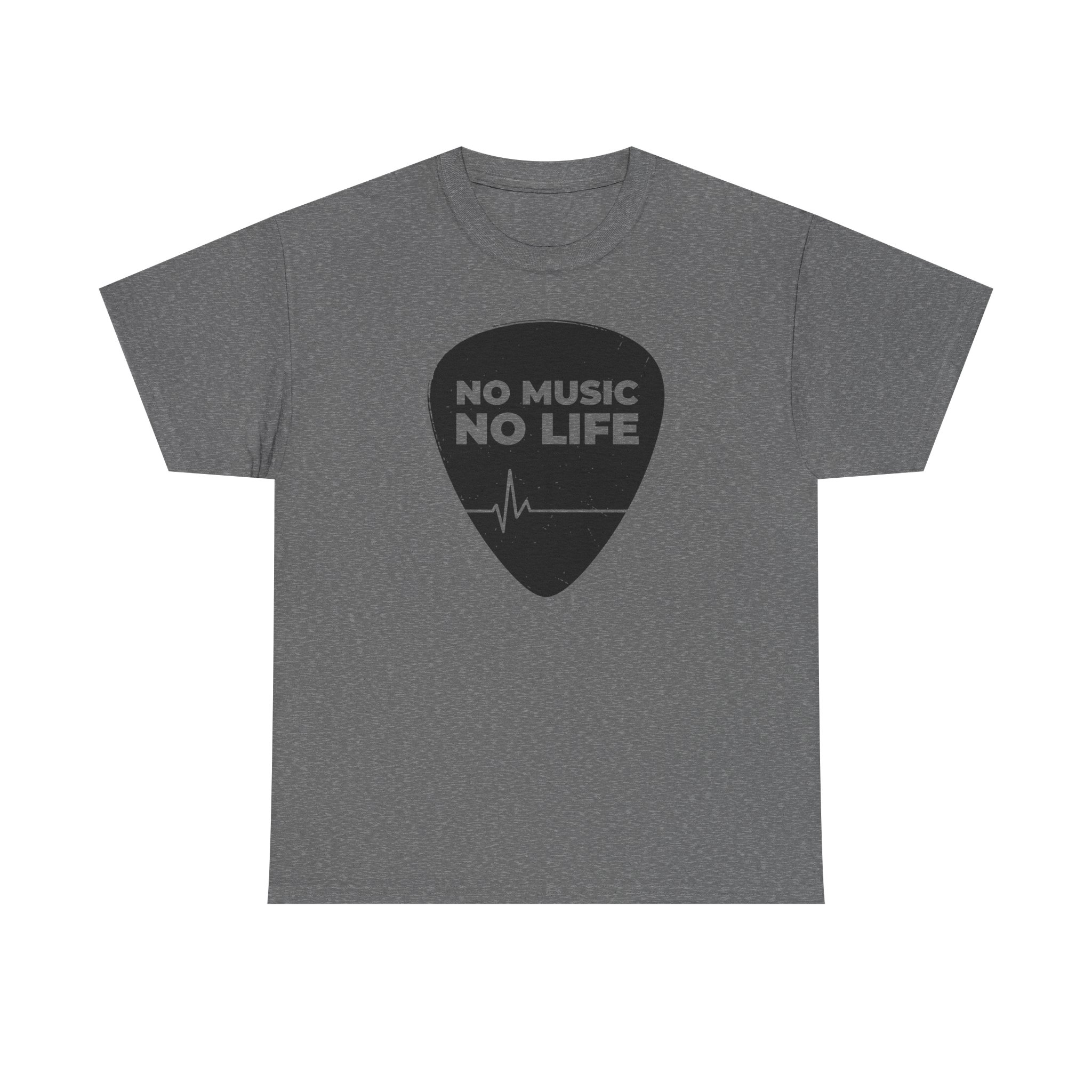 Music Lover Unisex Tee - "No Music No Life" Graphic T-Shirt - Image 41