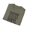 Vinyl Lover T-Shirt — "Caution! Can Talk About Vinyl For Hours" Music Tee - Thumbnail Image 52