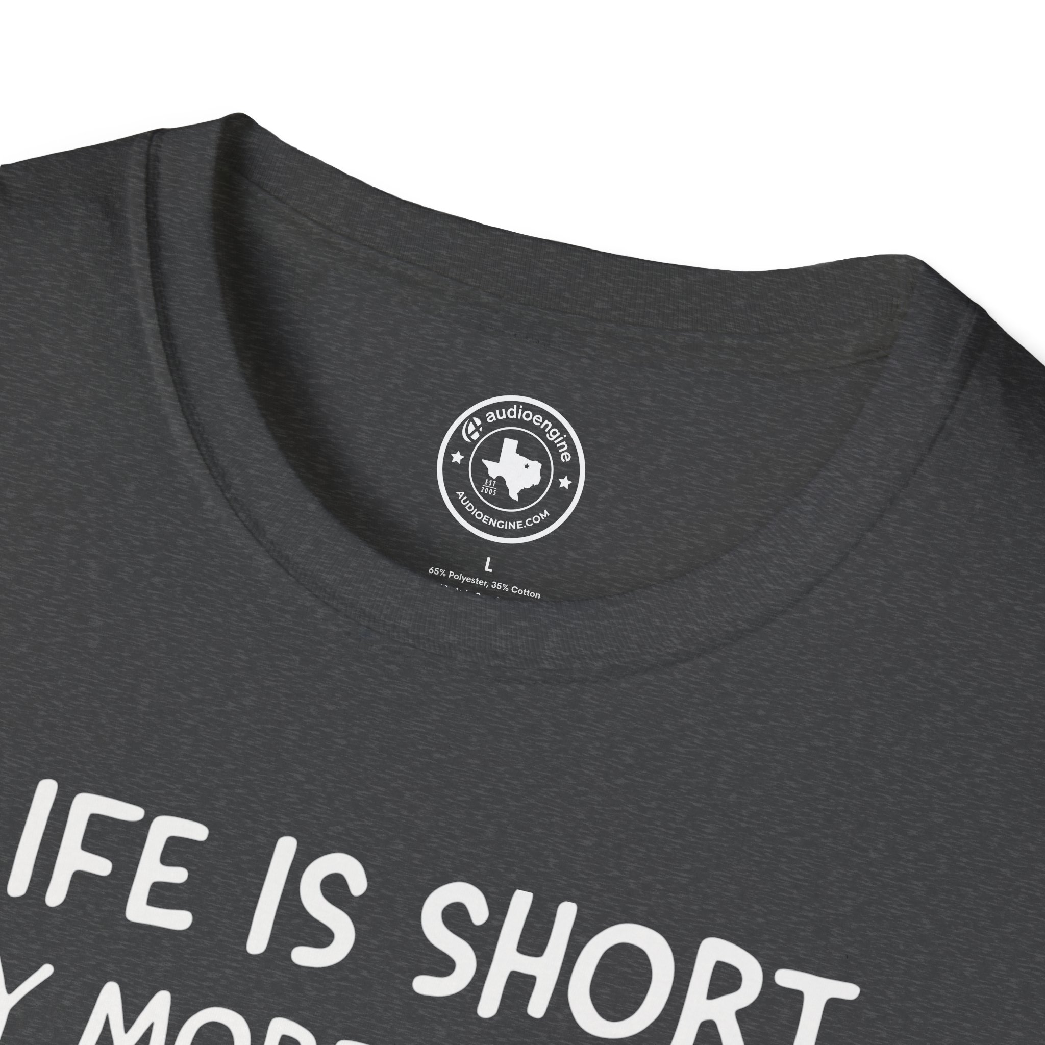 Life Is Short Buy More Records T-Shirt — Vinyl Lover Tee - Image 51