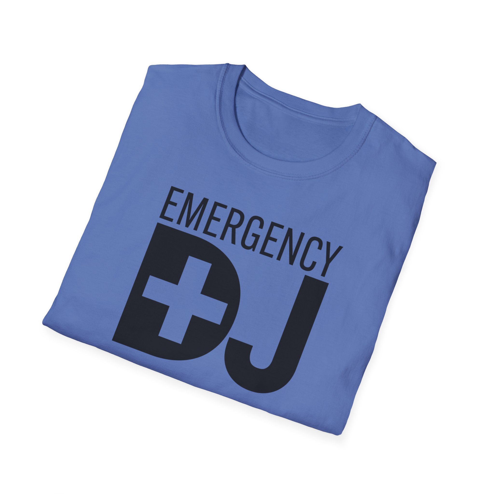 Emergency DJ Unisex Softstyle T-Shirt - Perfect for Music Lovers and Events - Image 52