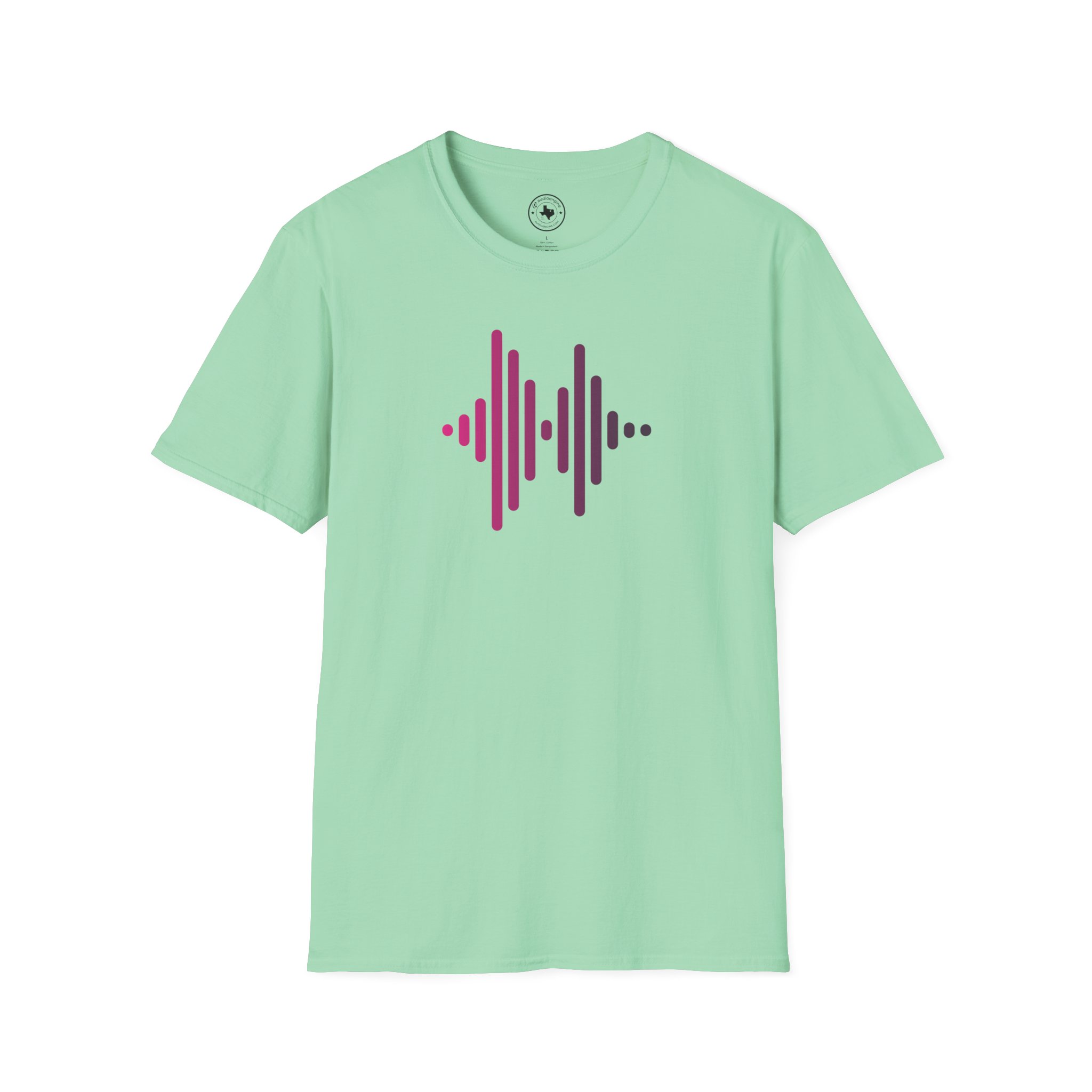 Audio Waveform Graphic Tee — Gradient Soundwave T-Shirt - Image 97