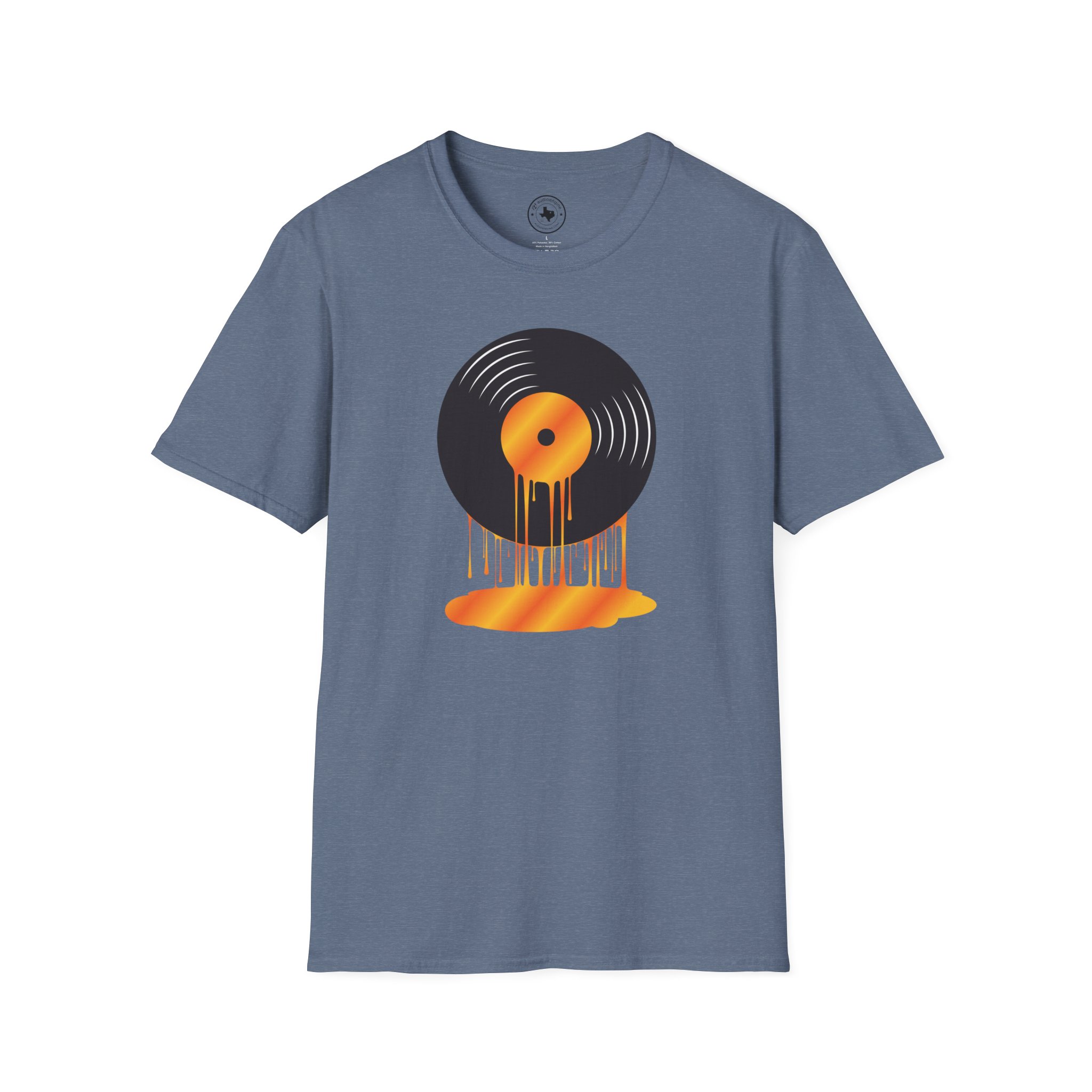 Melting Vinyl Record T-Shirt – Retro Music Tee - Image 91