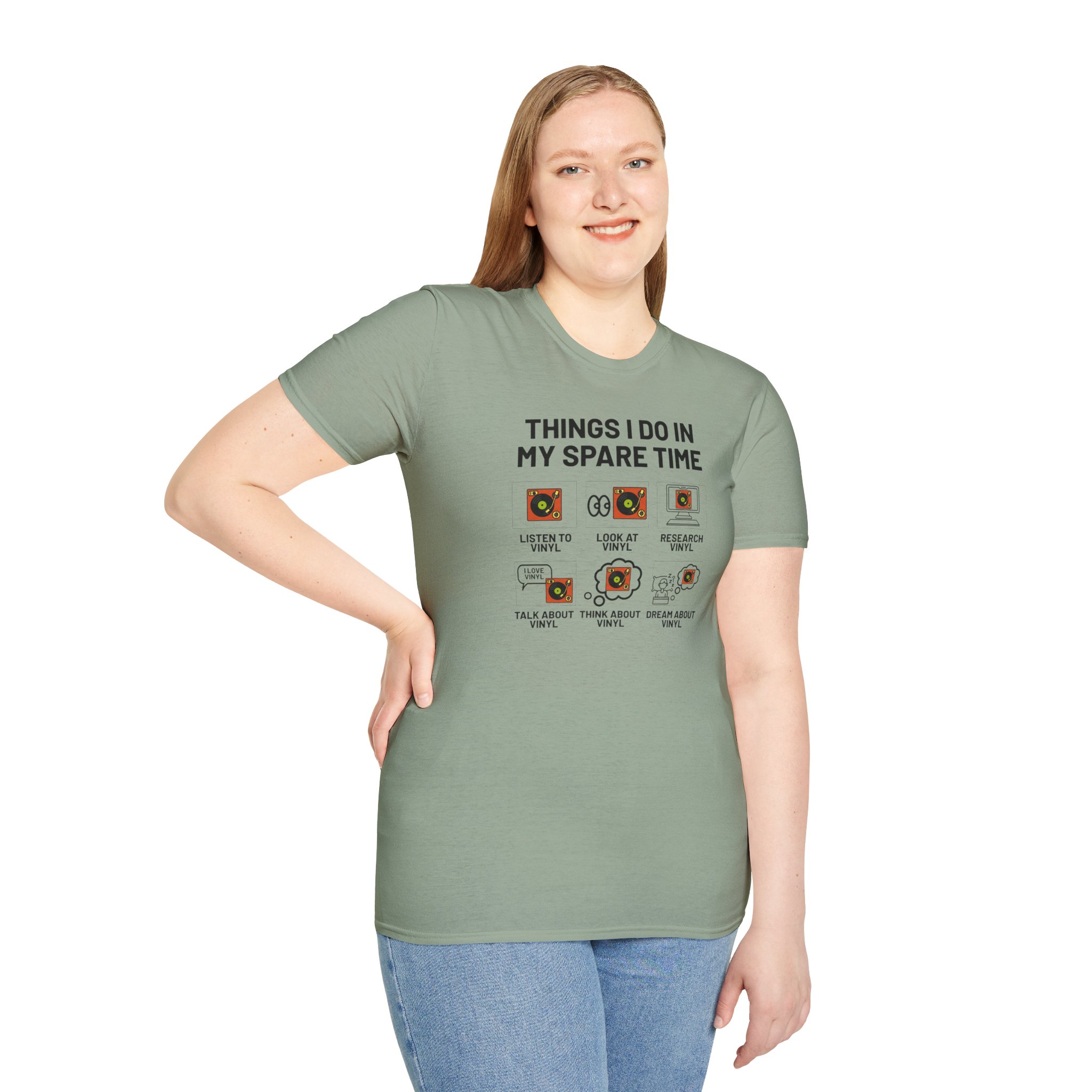 Things I Do In My Spare Time T-Shirt — Funny Hobbies Graphic Tee - Image 71