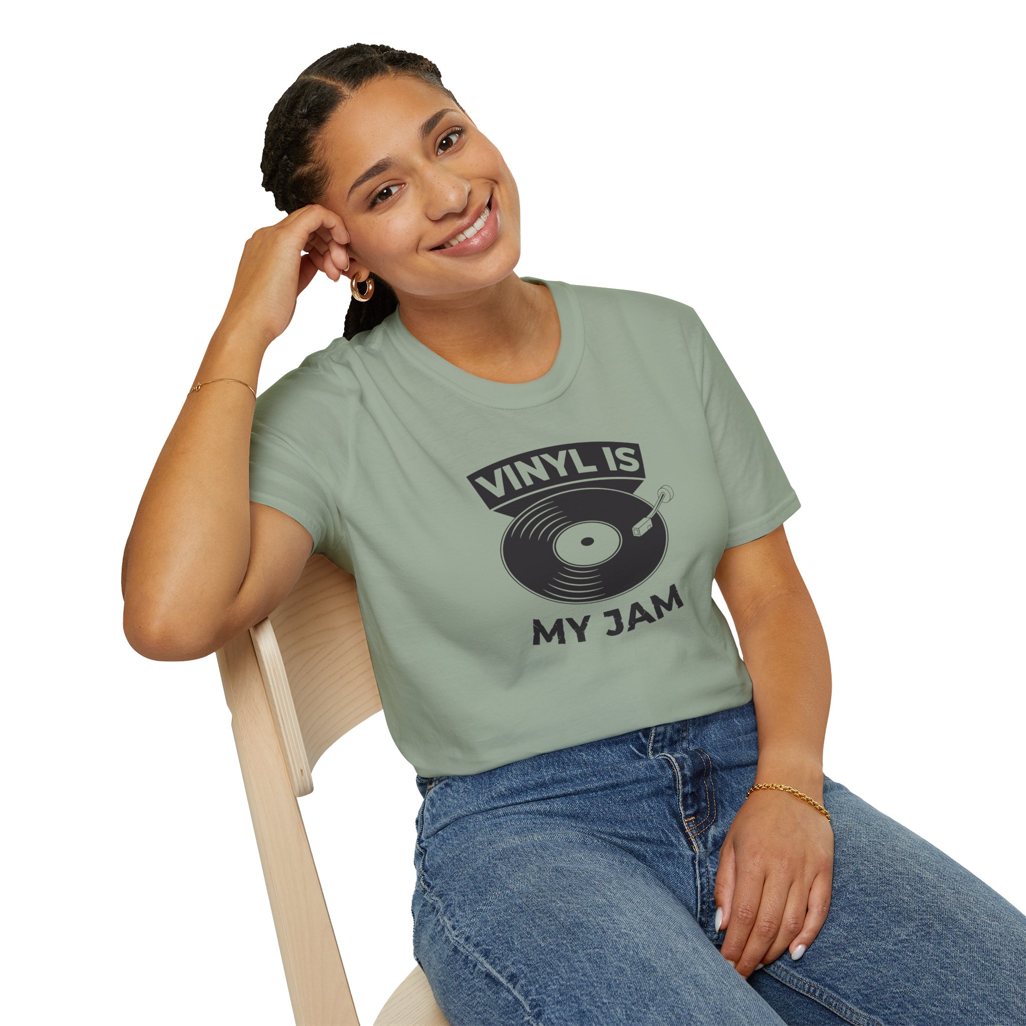 Vinyl Is My Jam T-Shirt — Retro Record Lover Tee - Image 63