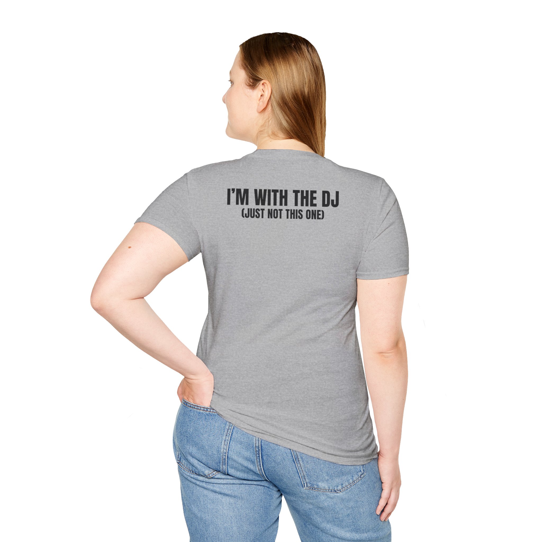 DJ Humor Unisex Softstyle T-Shirt - Perfect for Music Lovers - Image 5